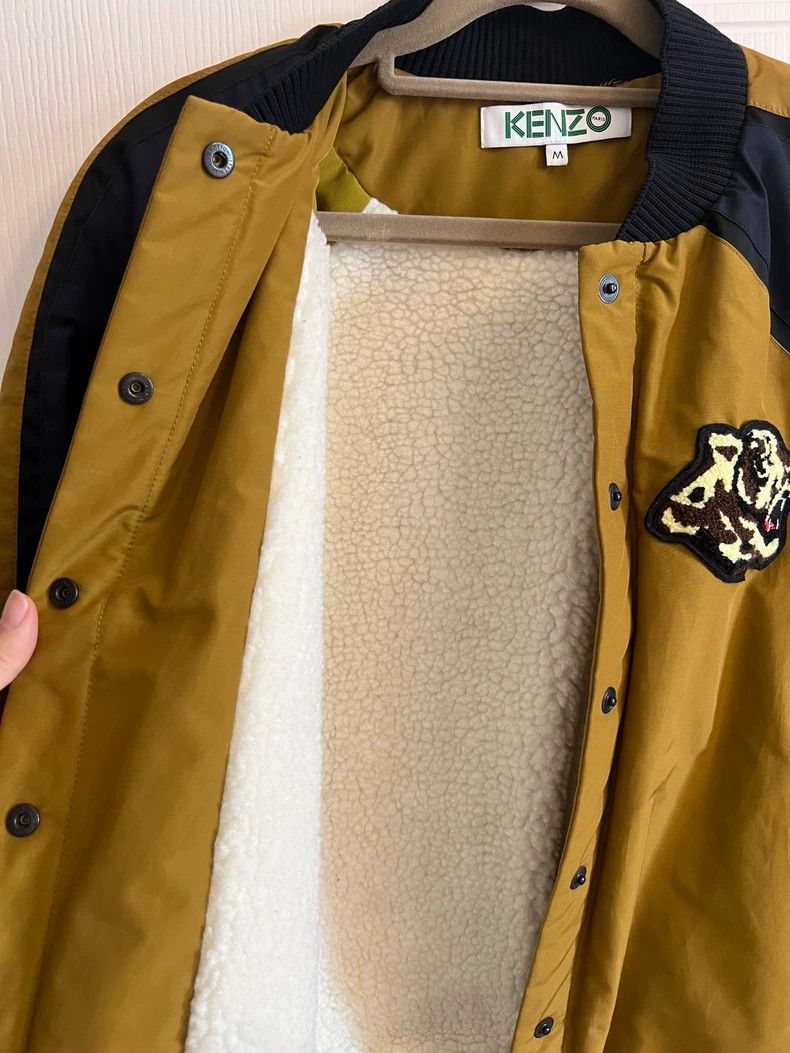 Kenzo KENZO Design Casual Contrasting Chic Lamb Fur Tiger Head E Size M / US 6-8 / IT 42-44 - 3 Thumbnail