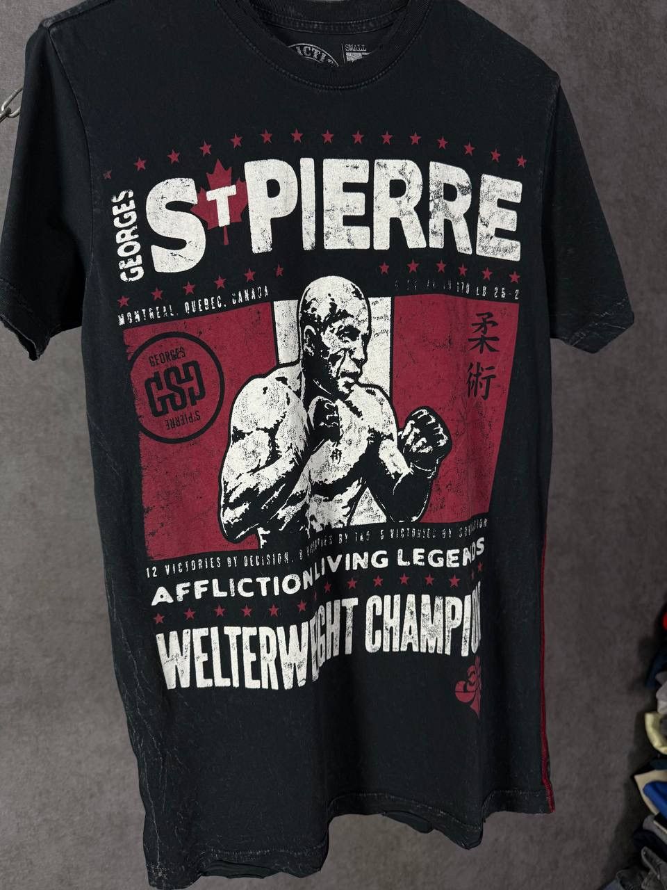 Affliction Affliction made in USA Georges St.Pierre distressed tee Size US S / EU 44-46 / 1 - 4 Thumbnail
