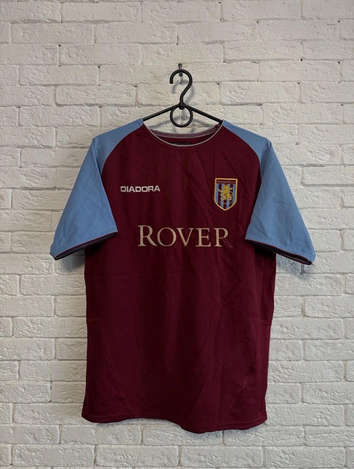 Diadora VTG Diadora Aston Villa 03/04 Home Jersey Football Tshirt Size US S / EU 44-46 / 1 - 1 Thumbnail