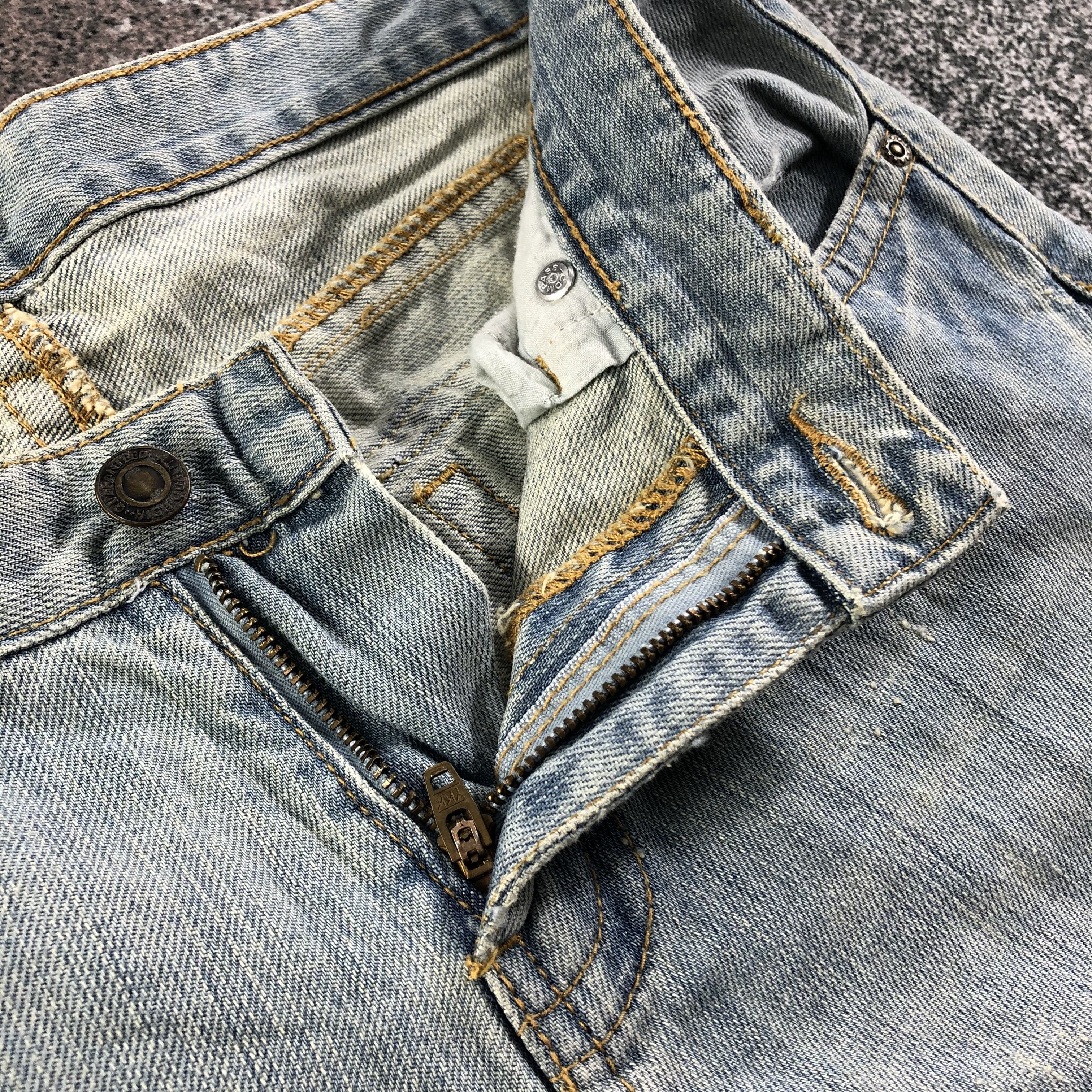 Japanese Brand Japanese Brand Agata Label Jeans Blue Flare Denim KJ1762 Size US 34 / EU 50 - 7 Thumbnail