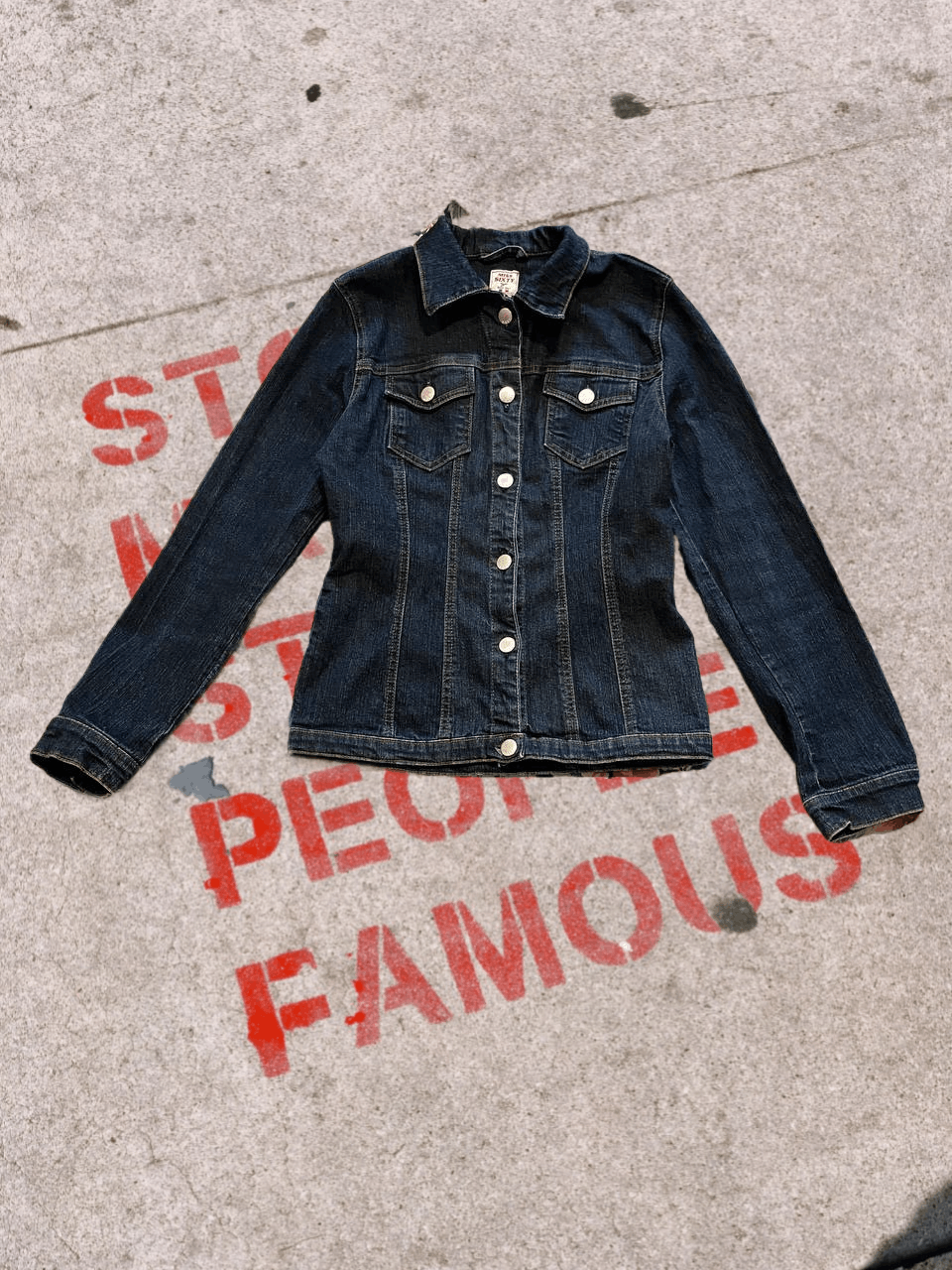 Miss Sixty Luxury vintage denim jacket Miss Sixty Streetwear Y2K Size S / US 4 / IT 40 - 1 Thumbnail