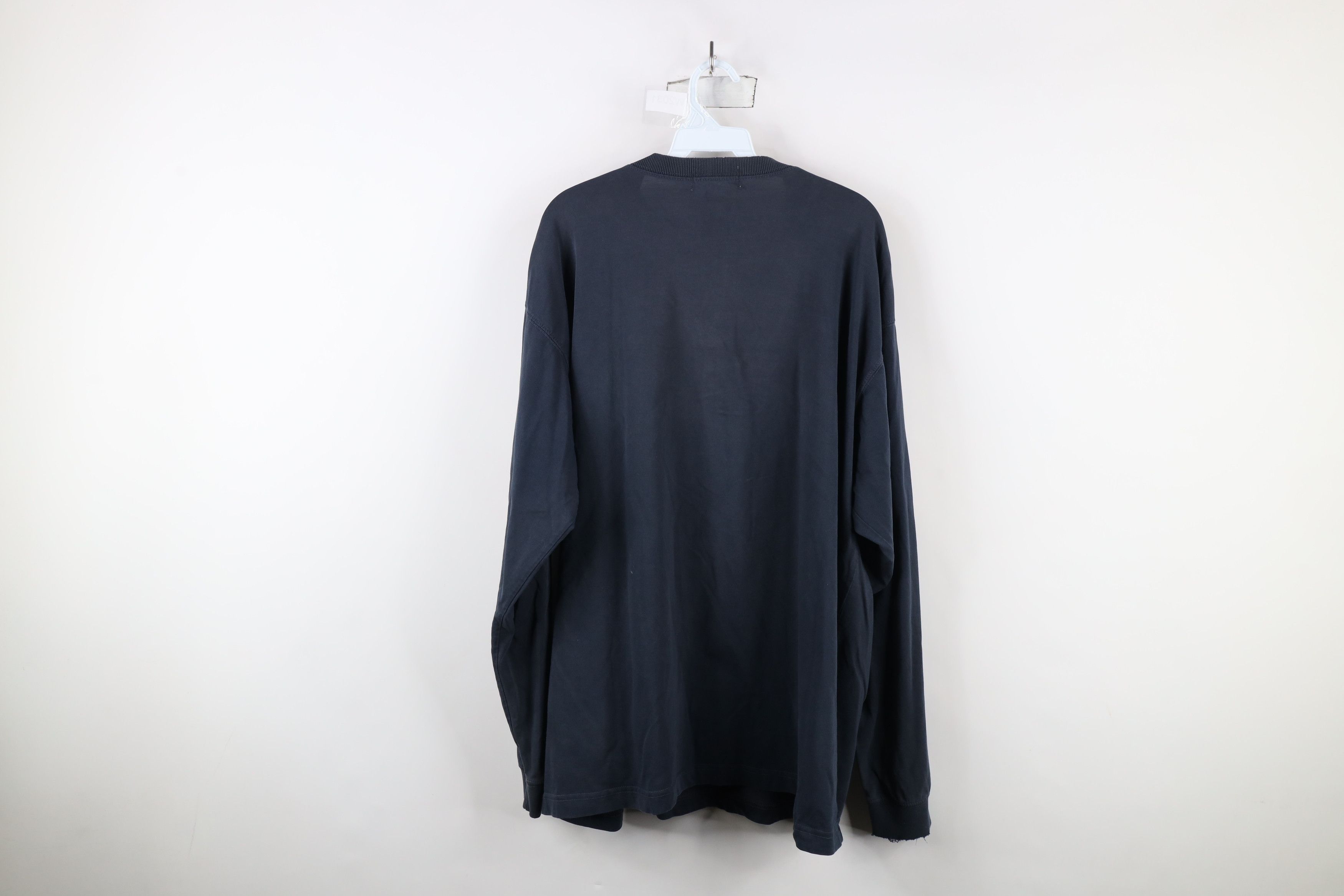 Eddie Bauer × Vintage Vintage 90s Eddie Bauer Long Sleeve Henley T-Shirt Blue Size US XL / EU 56 / 4 - 12 Thumbnail