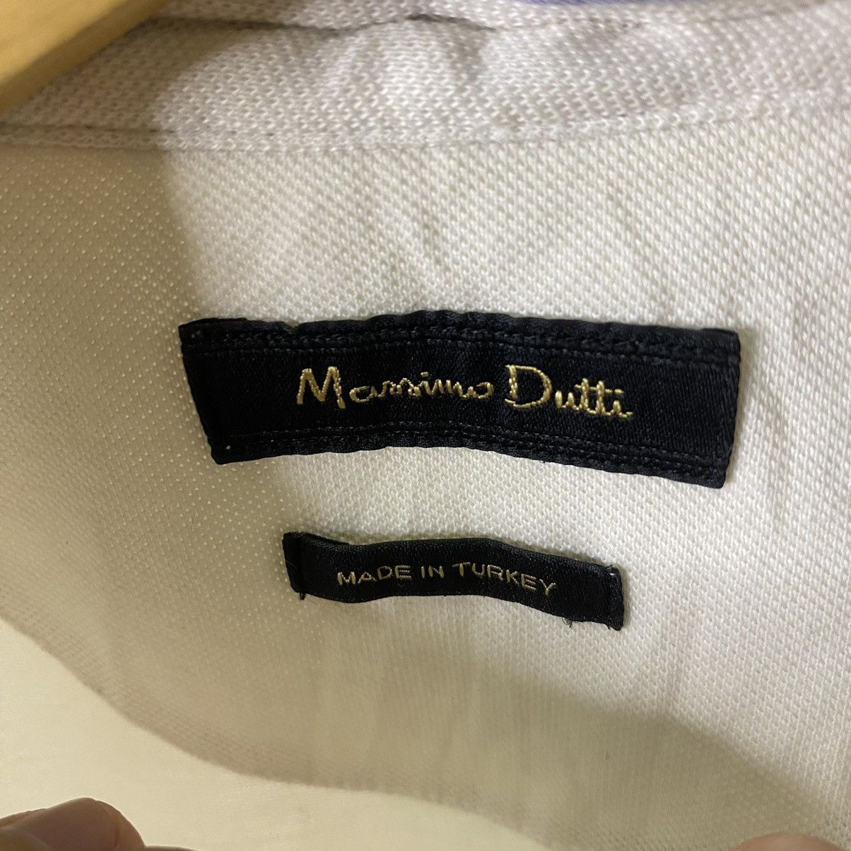 Massimo Dutti Massimo Dutti White Polo T Shirt Size US M / EU 48-50 / 2 - 3 Thumbnail