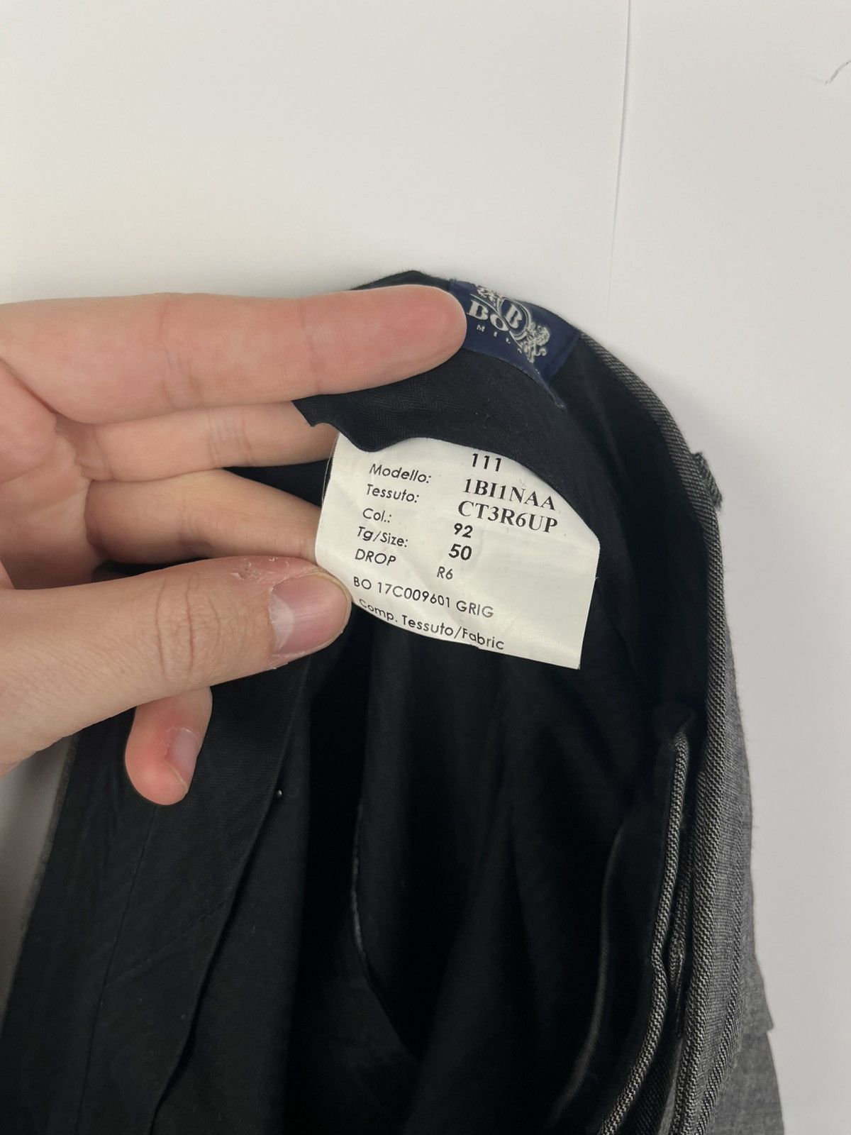 Boggi Boggi Milano Icons Luxury Wool Suit Made in Italy Size 38R - 15 Thumbnail