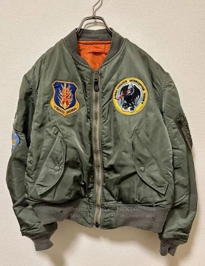 VINNY's Vintage Military MA-1 Flight Jacket. Size US M / EU 48-50 / 2 - 1 Thumbnail