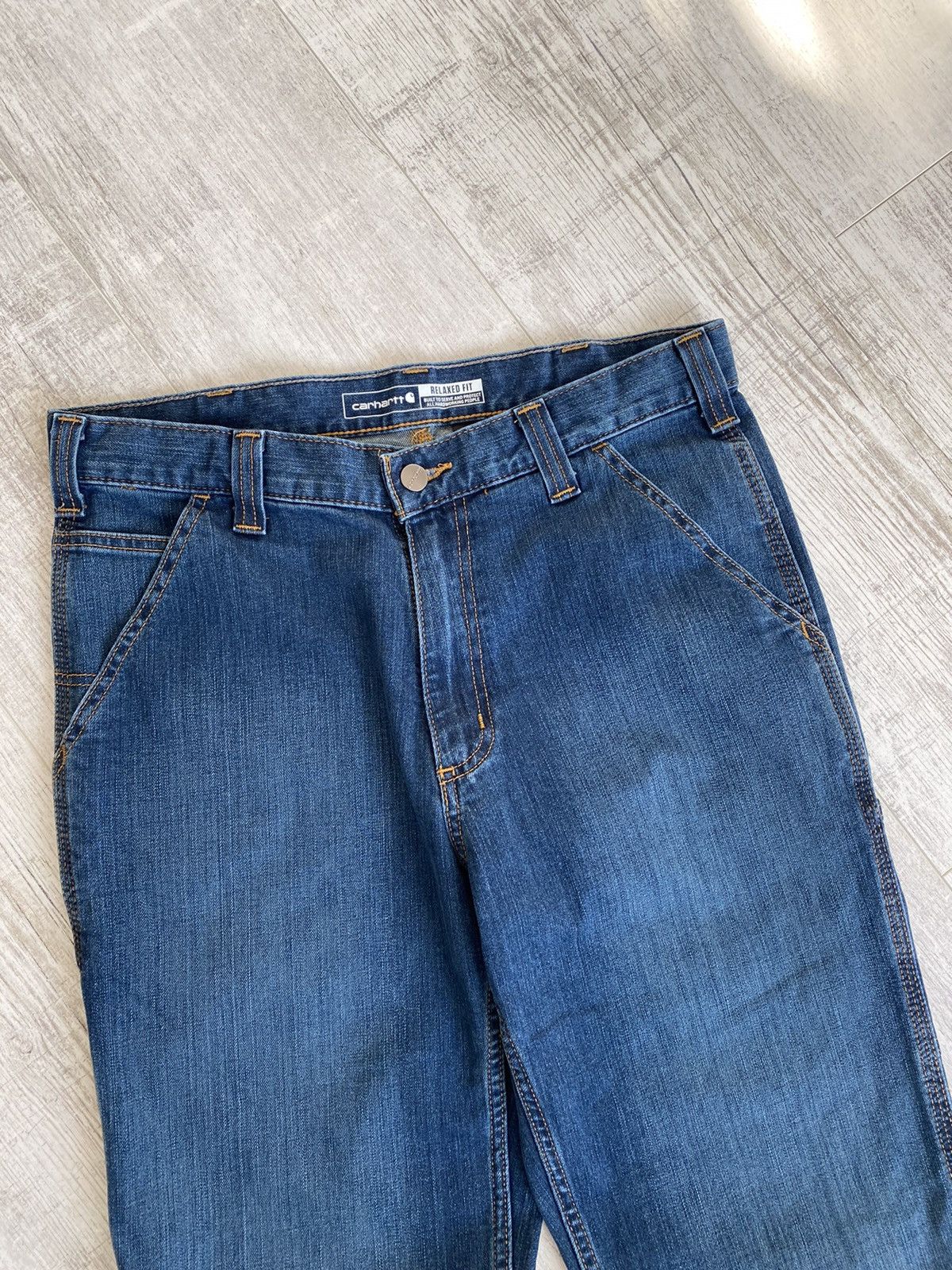 Carhartt Carhartt Denim Multipocket Utility Work Pants Jeans Size US 32 / EU 48 - 6 Thumbnail