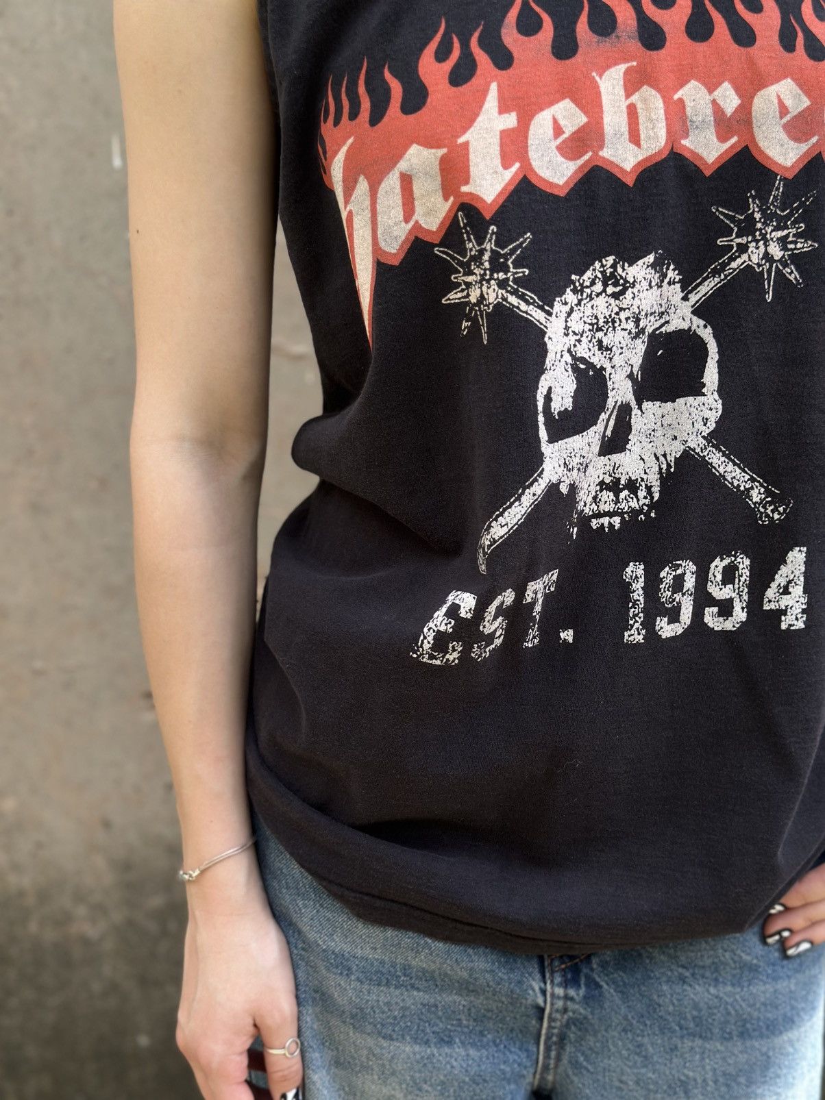 Band Tees VTG Hatebreed Tank Top Sleeves Band Rock Y2K 00s USA Size M Size US M / EU 48-50 / 2 - 3 Thumbnail