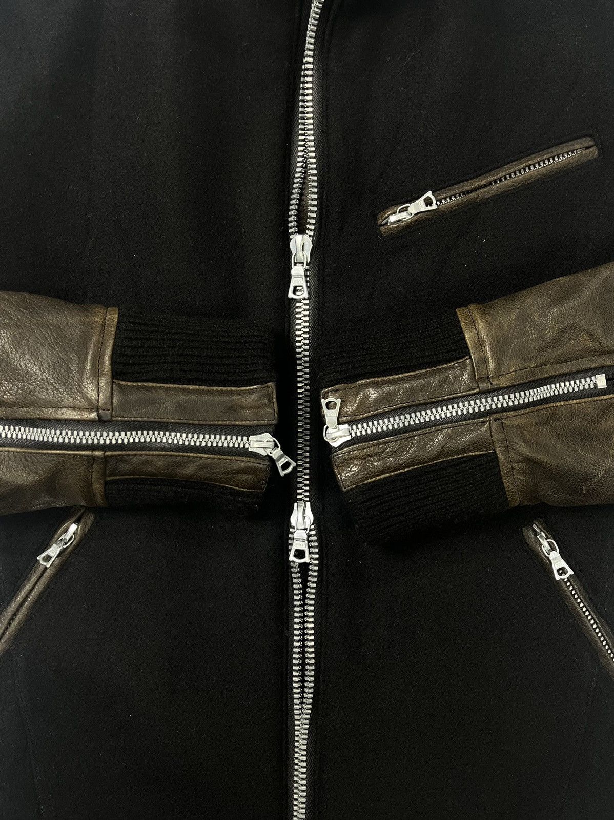Isamu Katayama Backlash ISAMU KATAYAMA BACKLASH AW13 jacket Wool x Buffalo Leather Size US M / EU 48-50 / 2 - 3 Thumbnail