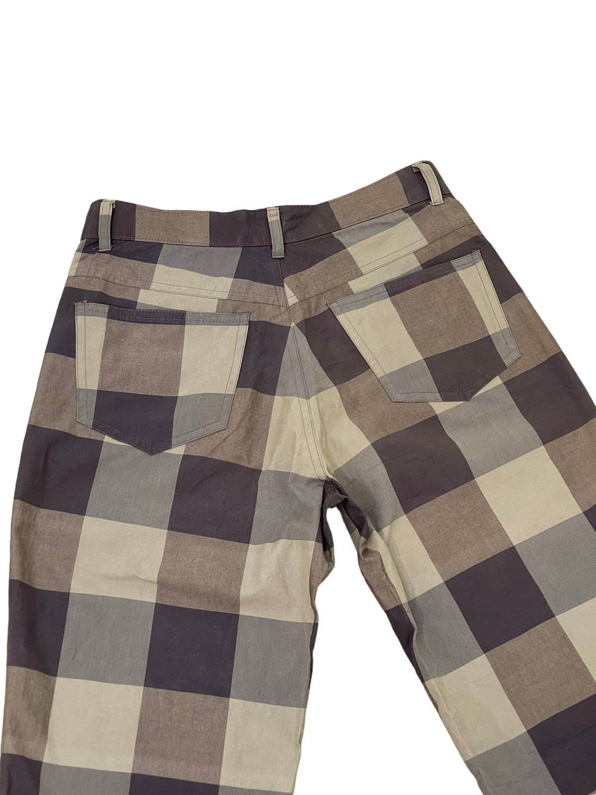 Japanese Brand Check Pant Parashuto Japan Thin Regular 6🟦7 Size US 28 / EU 44 - 7 Thumbnail