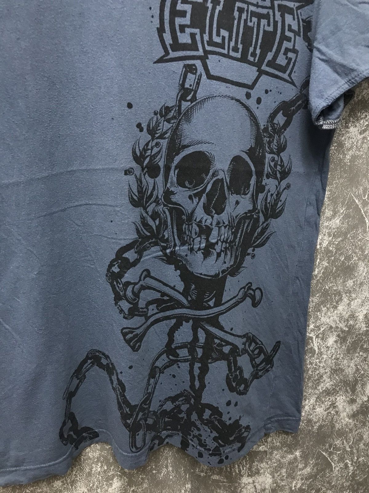 Affliction × Ed Hardy × Southpole MMA Elite Affliction Skull Y2K Graphic Tee Size US L / EU 52-54 / 3 - 2 Thumbnail