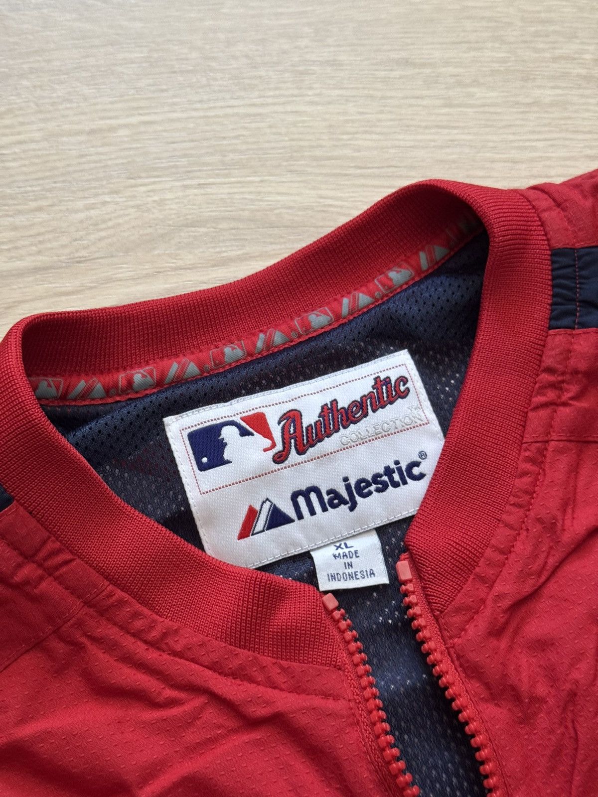 Majestic Vintage Majestic MLB Red Sox Baseball Nylon Jacket Size US XL / EU 56 / 4 - 7 Thumbnail