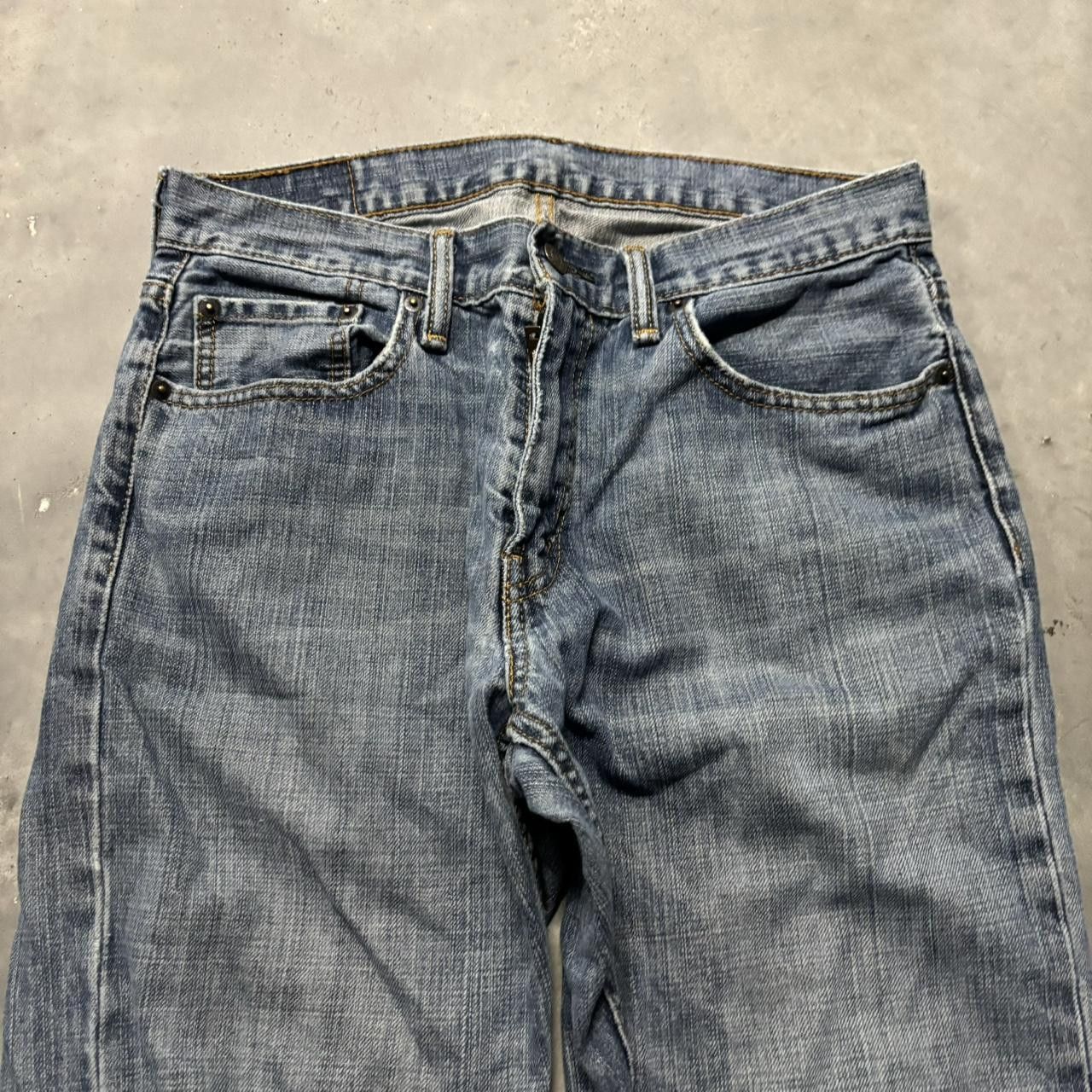 Levi's × Vintage Crazy Vintage Y2K/2000s Grunge Levis Medium Wash Denim Jeans! Size US 30 / EU 46 - 5 Thumbnail
