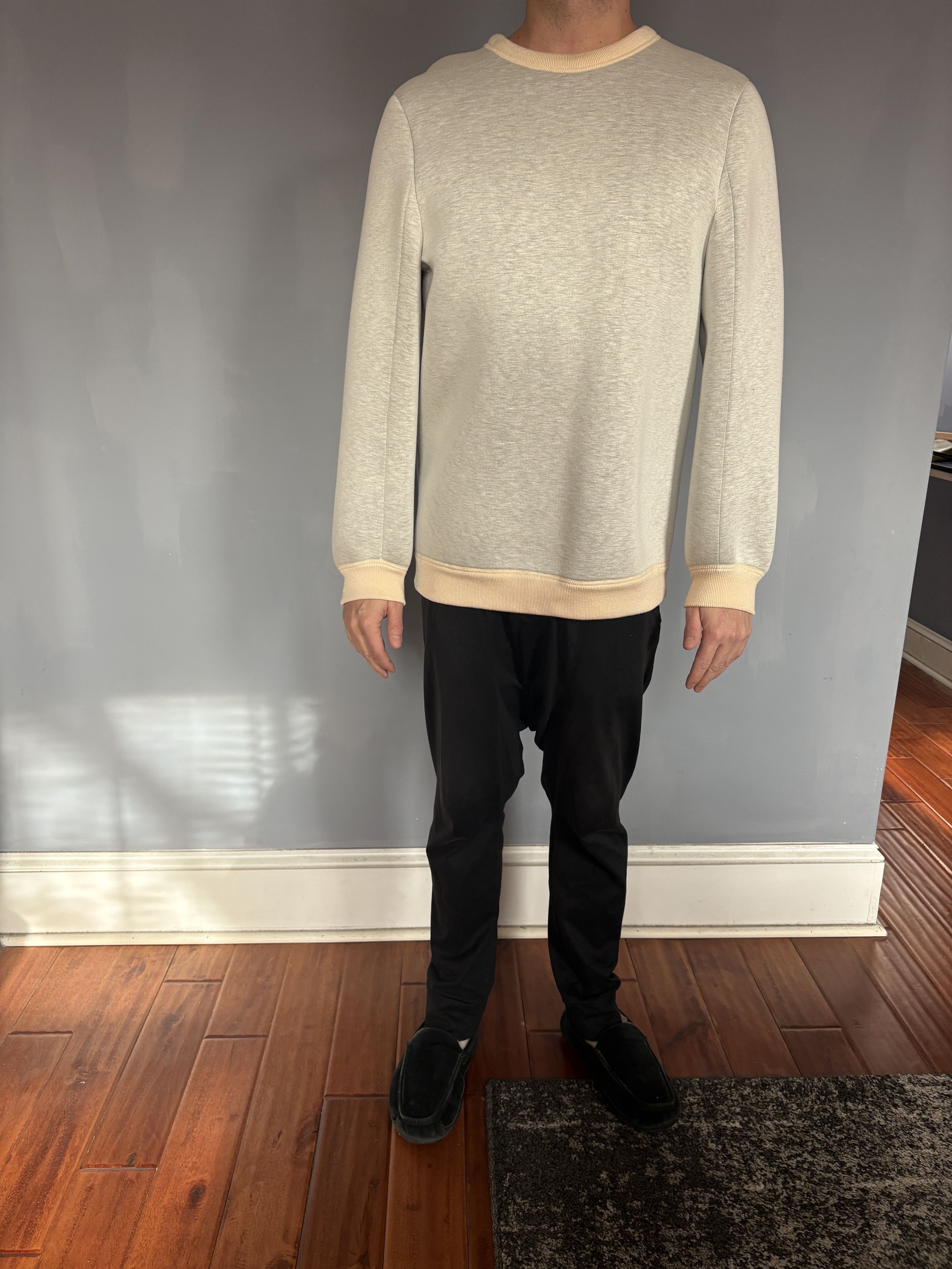 Maison Margiela Neoprene-style grey sweatshirt Size US M / EU 48-50 / 2 - 3 Thumbnail