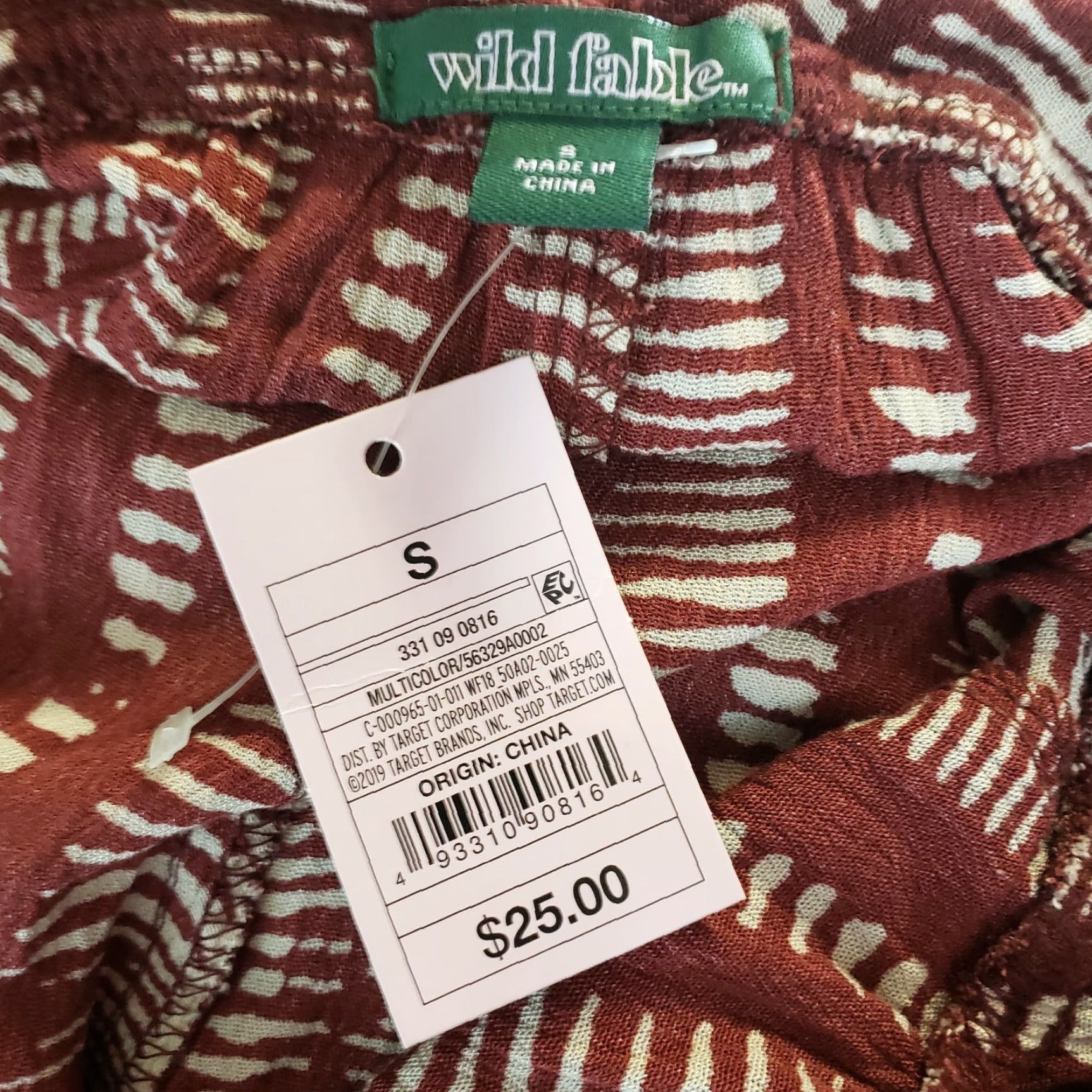 Vintage VINTAGE? No — Wild Fable Womens Romper Sz Small Maroon Gray Sleeveless Rayon Romper Womens Small Red Casual One-Piece Shirt? Size 28" / US 6 / IT 42 - 5 Thumbnail