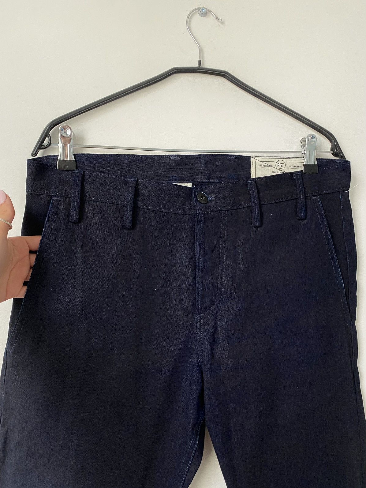 Rogue Territory Rogue Territory Denim Dark Blue Trousers, Size:31 Size US 31 - 2 Thumbnail