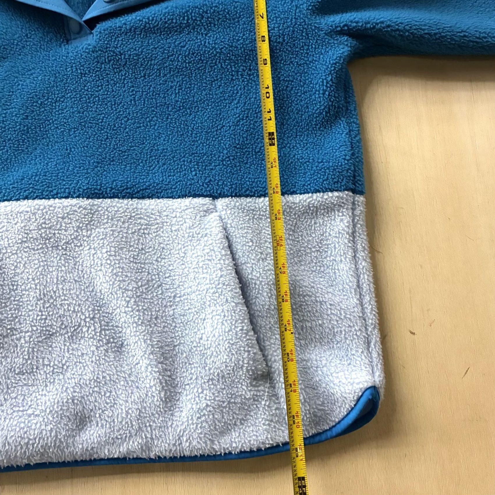 Tek Gear Tek Gear Sweatshirt Womens Small Blue Colorblock Sherpa Fleece Pullover Snap Size S / US 4 / IT 40 - 4 Thumbnail