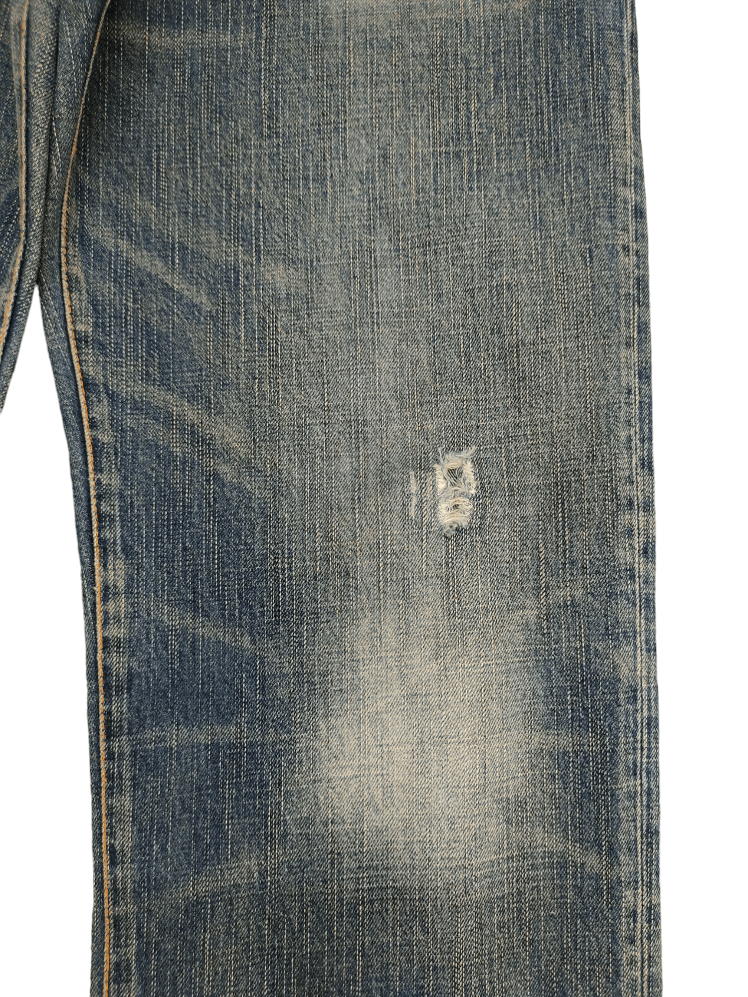 Comme des Garcons × Undercover Loose Jean Brooklyn Industries Distress Faded Denim Wide Leg Size US 32 / EU 48 - 7 Thumbnail