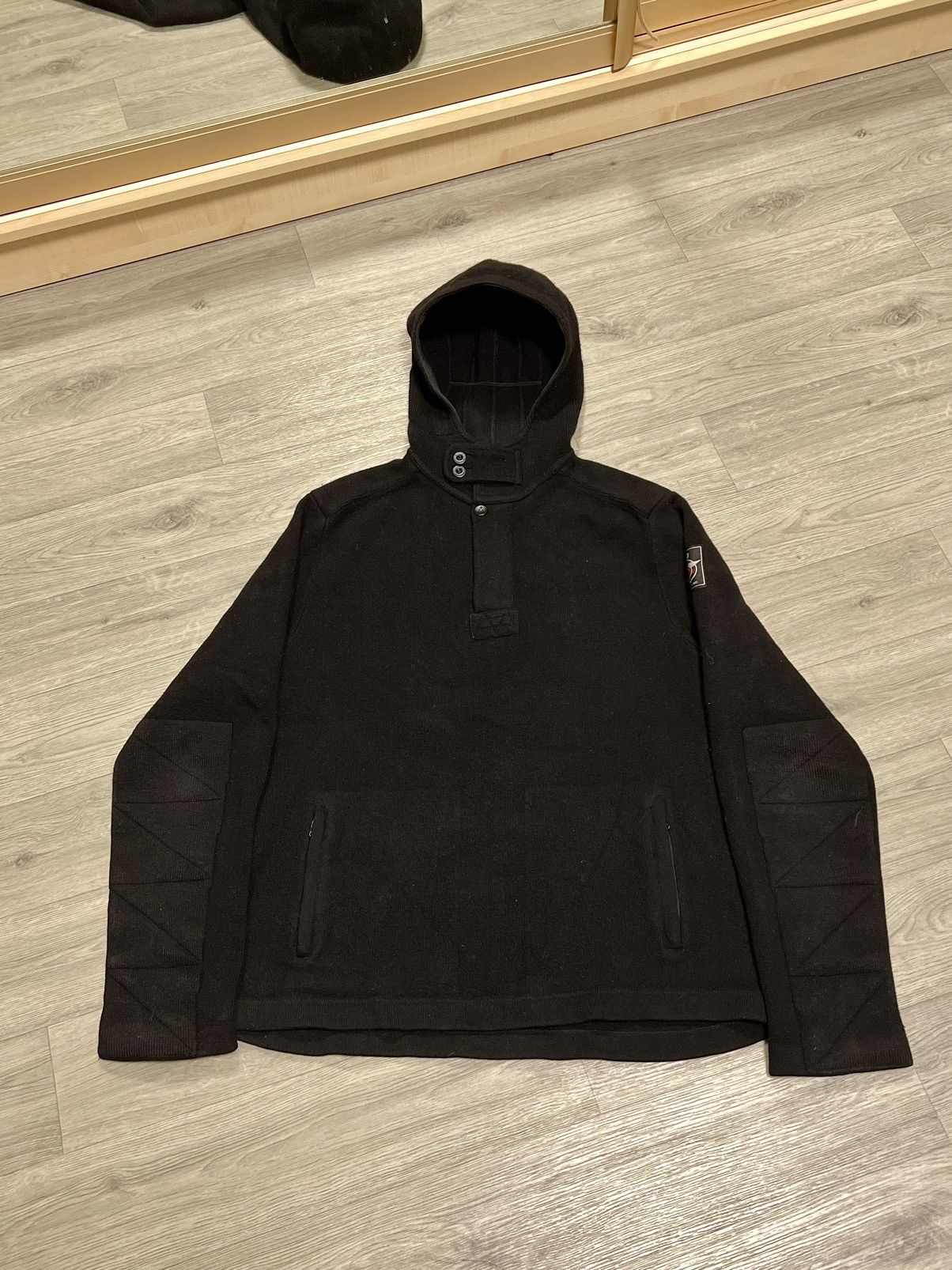 Polo Ralph Lauren Rare Polo Ralph Lauren vintage 1/4 zip lana wool hoodie Size US XL / EU 56 / 4 - 2 Thumbnail