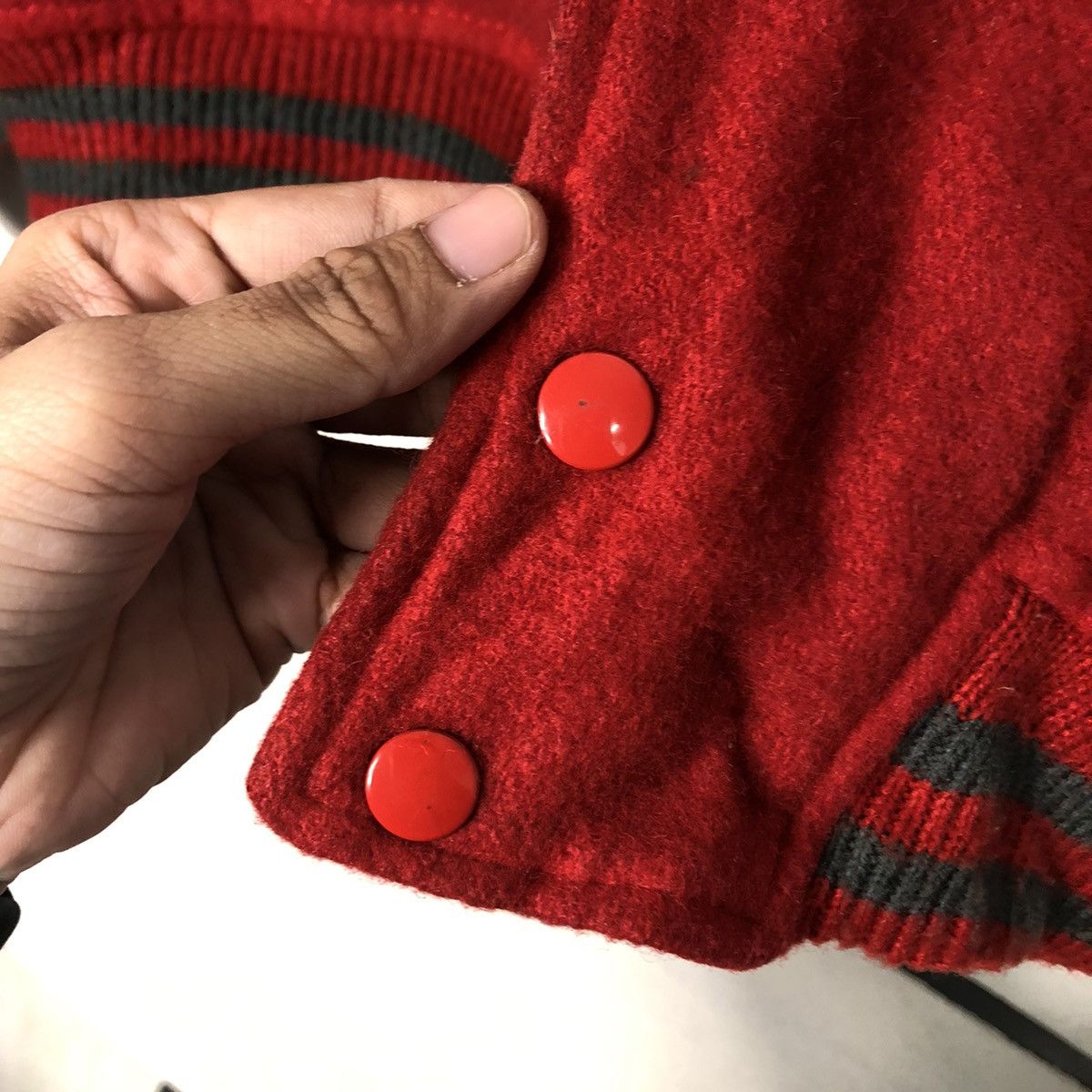 Japanese Brand 📌Vintage Varsity Bomber Jacket Cap Big Logo Issey Miyake Size US M / EU 48-50 / 2 - 17 Thumbnail