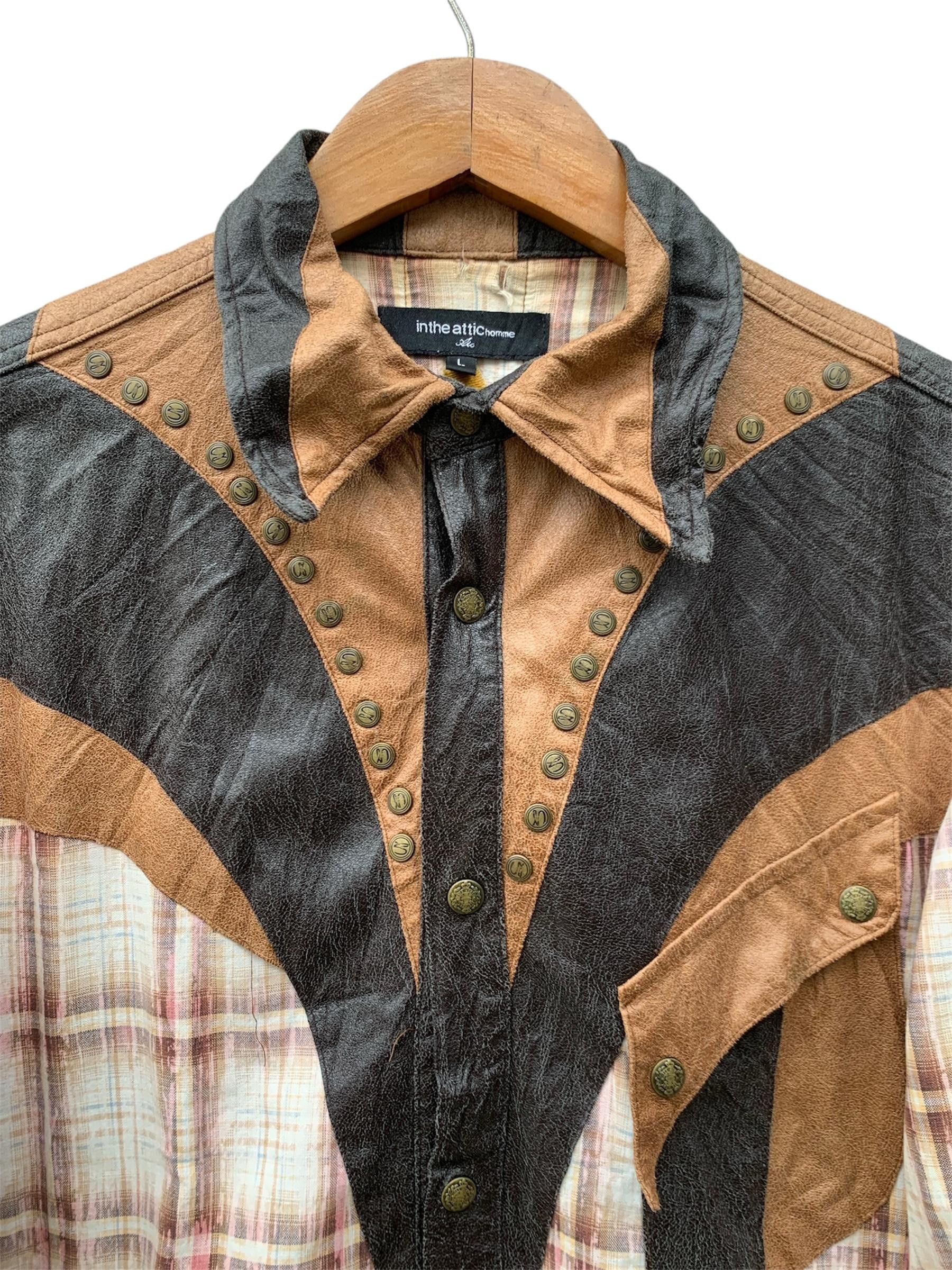 In The Attic Vintage Rare In The Attic Homme Button Shirt Size US L / EU 52-54 / 3 - 5 Thumbnail