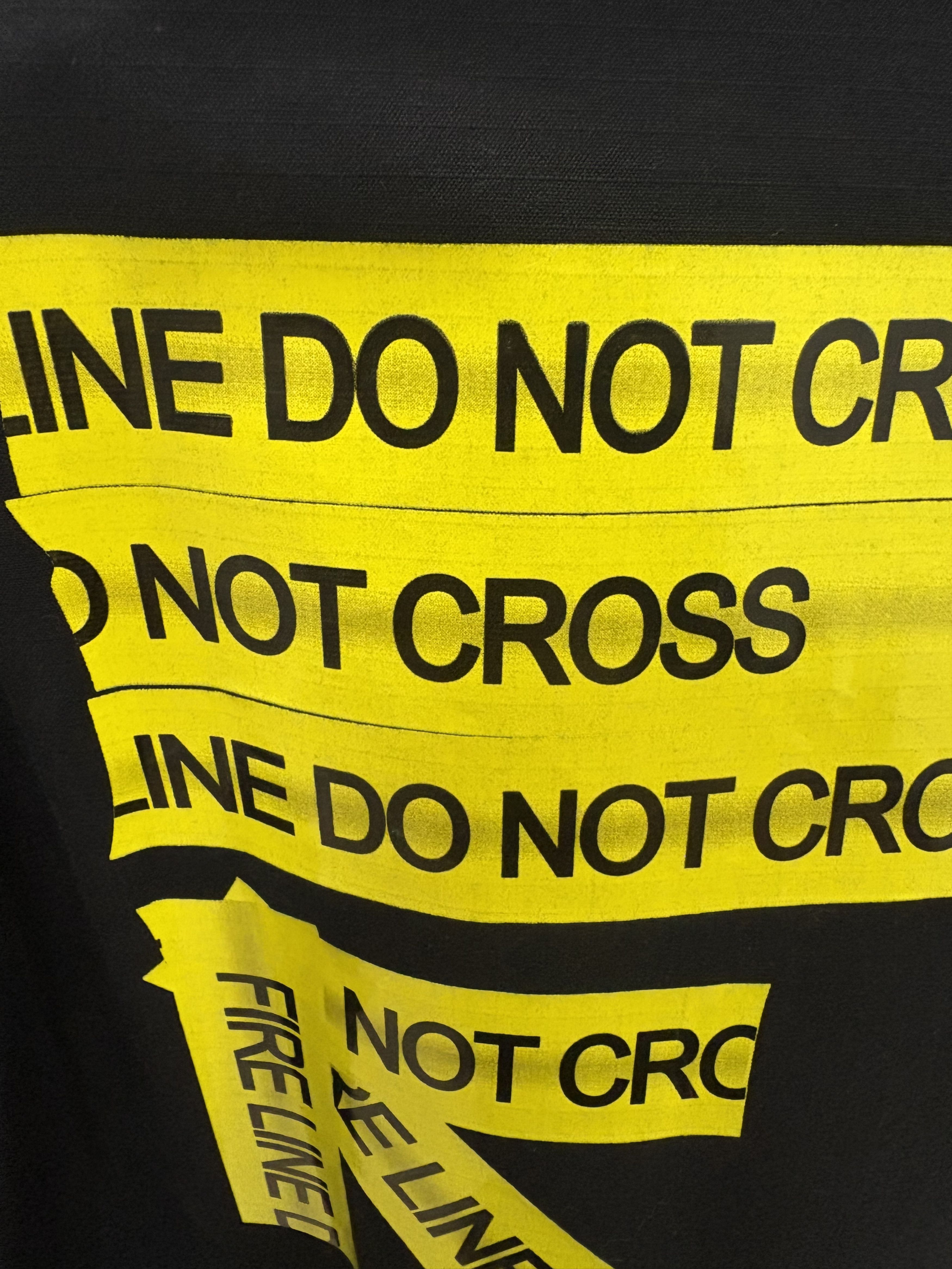 Off-White Off-White Firetape Printed Button Oversized Shirt Size US L / EU 52-54 / 3 - 6 Thumbnail