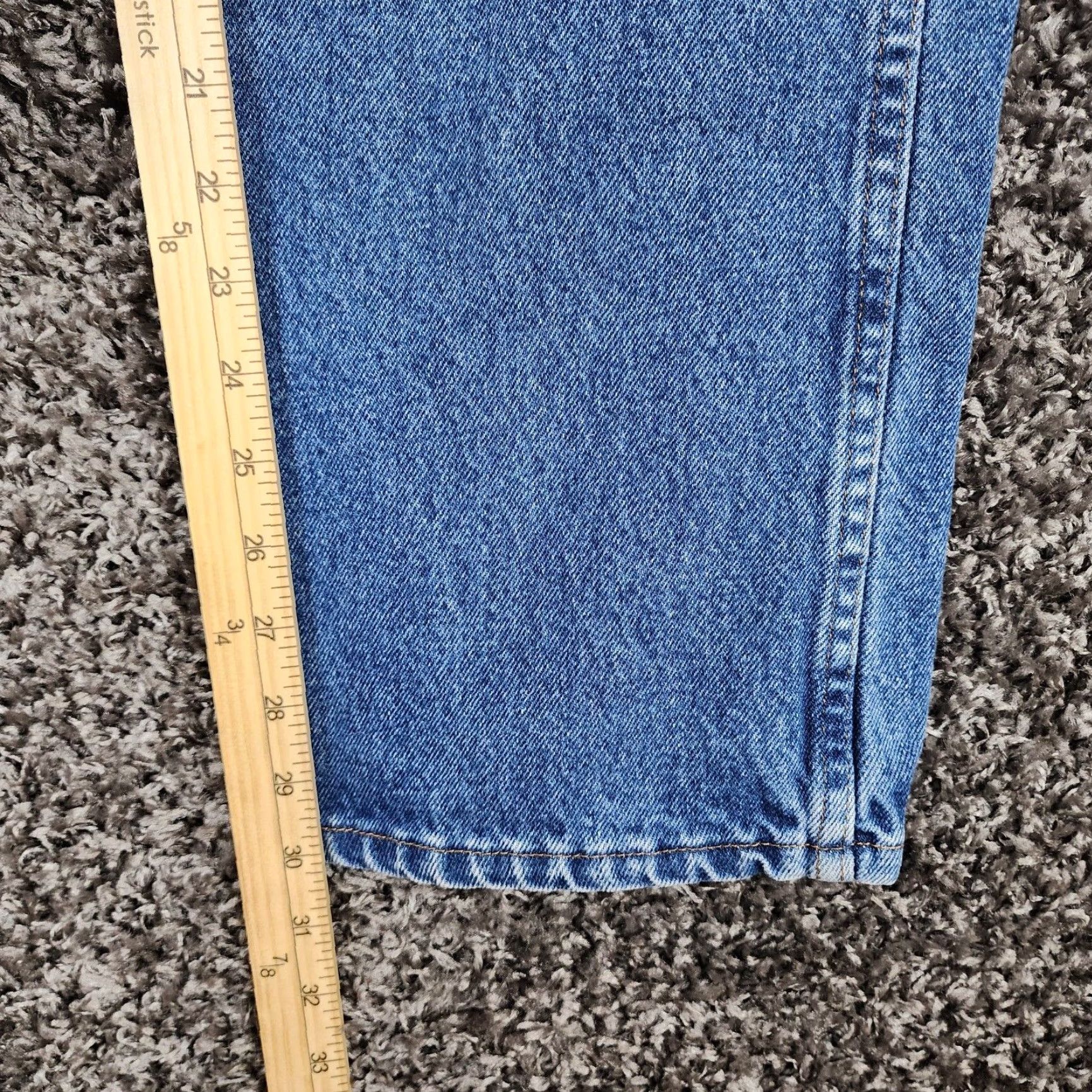 Vintage Twenty X Mens Relaxed Straight Leg Blue Jeans Size 36x30 Size US 36 / EU 52 - 5 Thumbnail