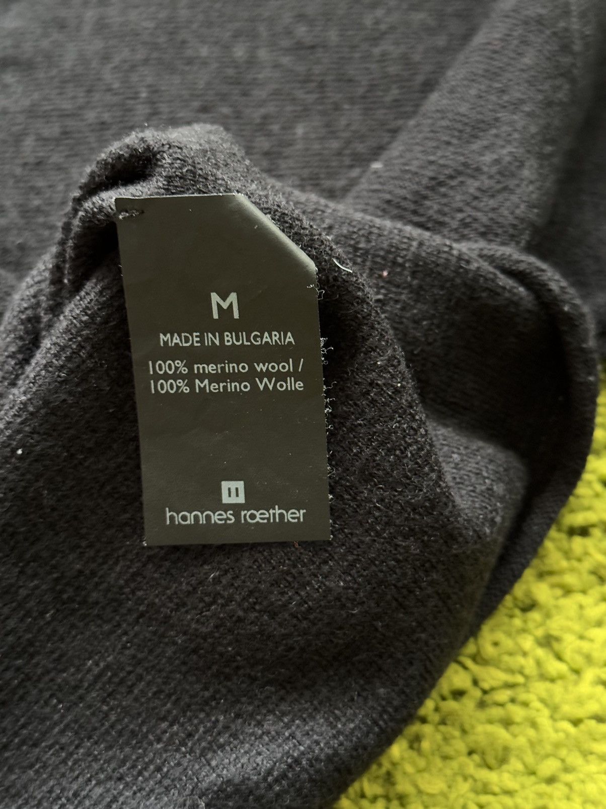 Designer × hannes roether Hannes Roether avant garde 100% merino wool sweater Size M / US 6-8 / IT 42-44 - 5 Thumbnail