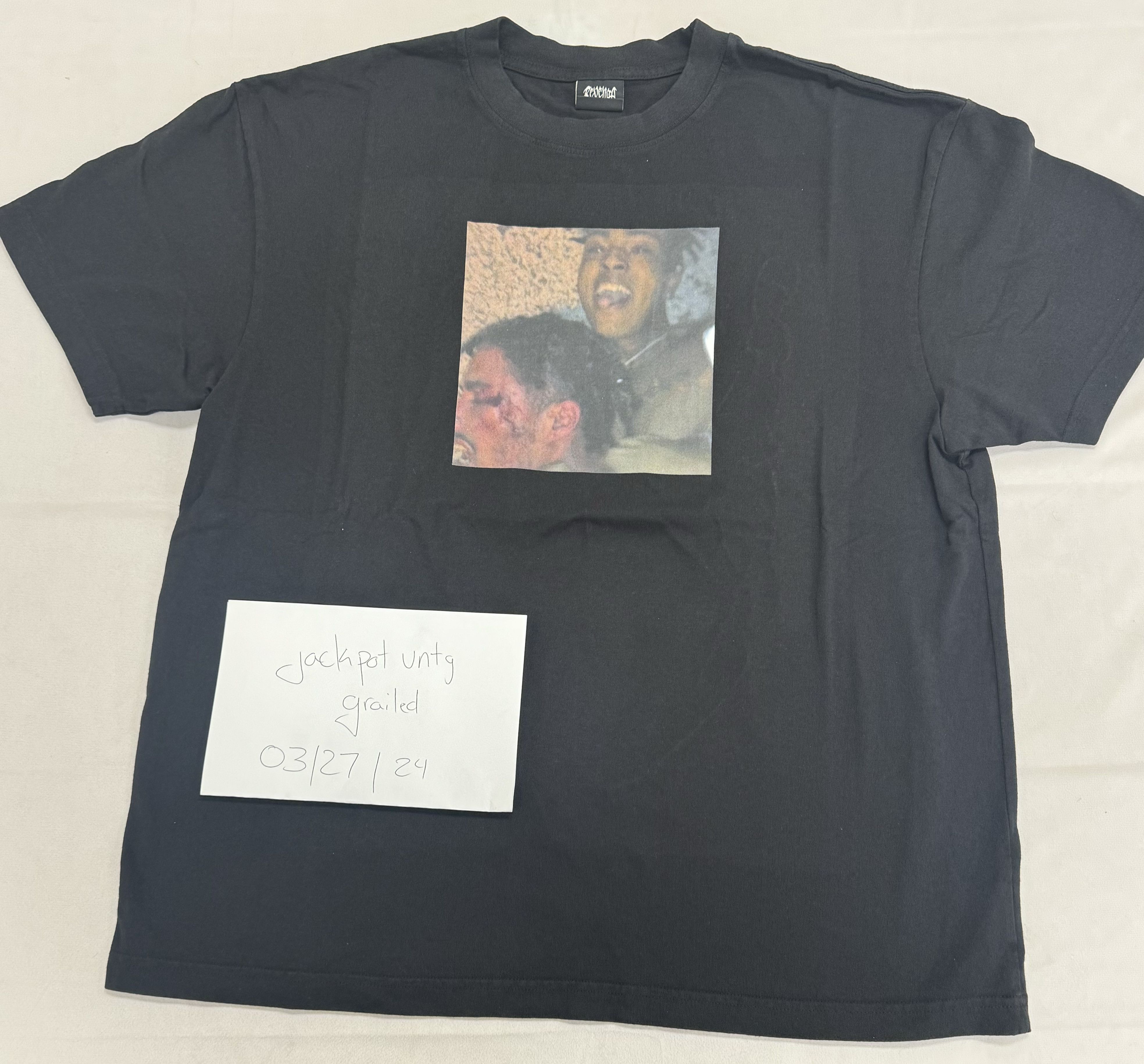 image of Revenge X Xxx Tentacion Yung Bratz Photo Tee Size Xxl in Black, Men's