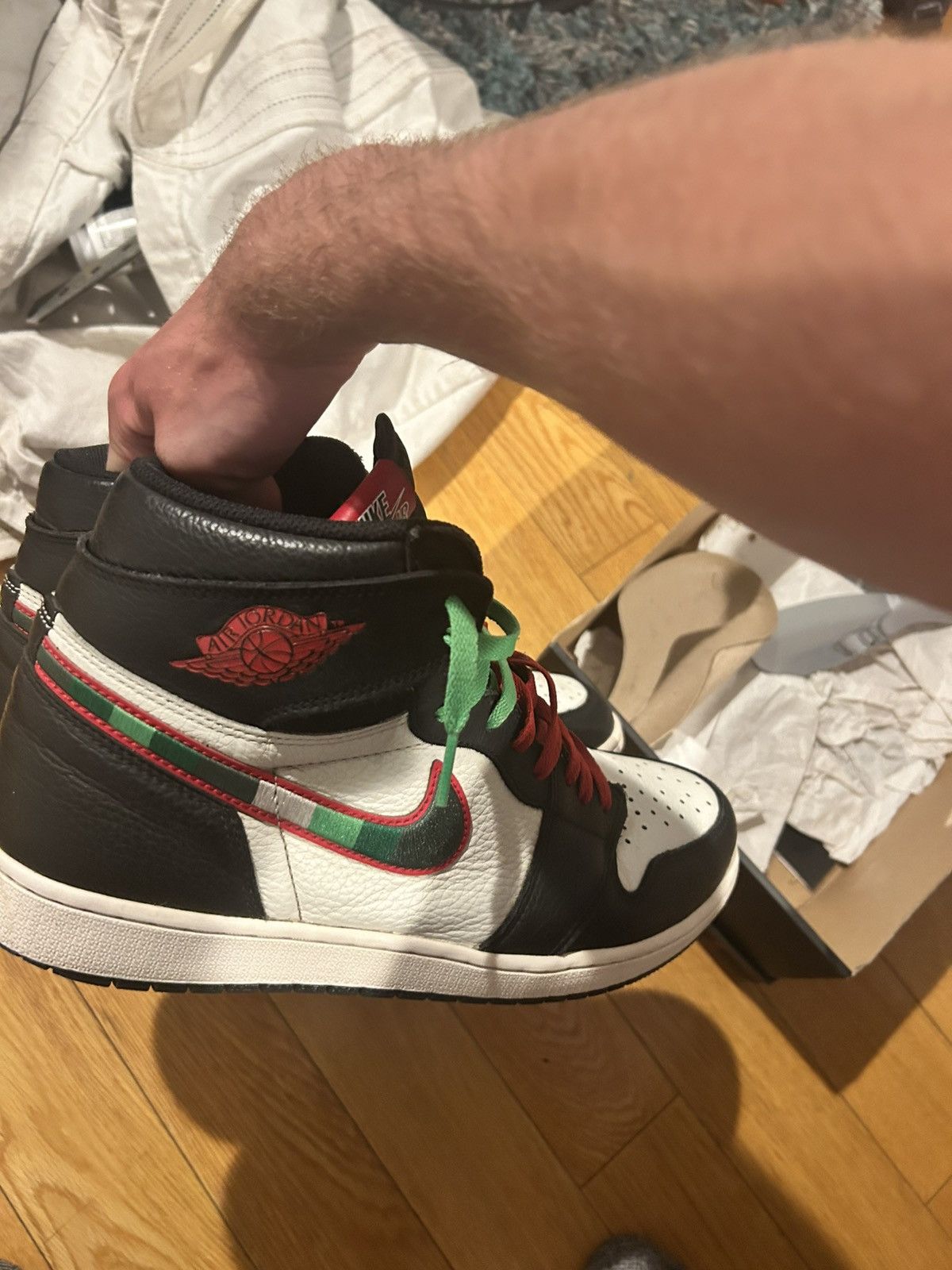 Nike Jordan 1 High A star is born Size US 12 / EU 45 - 5 Thumbnail