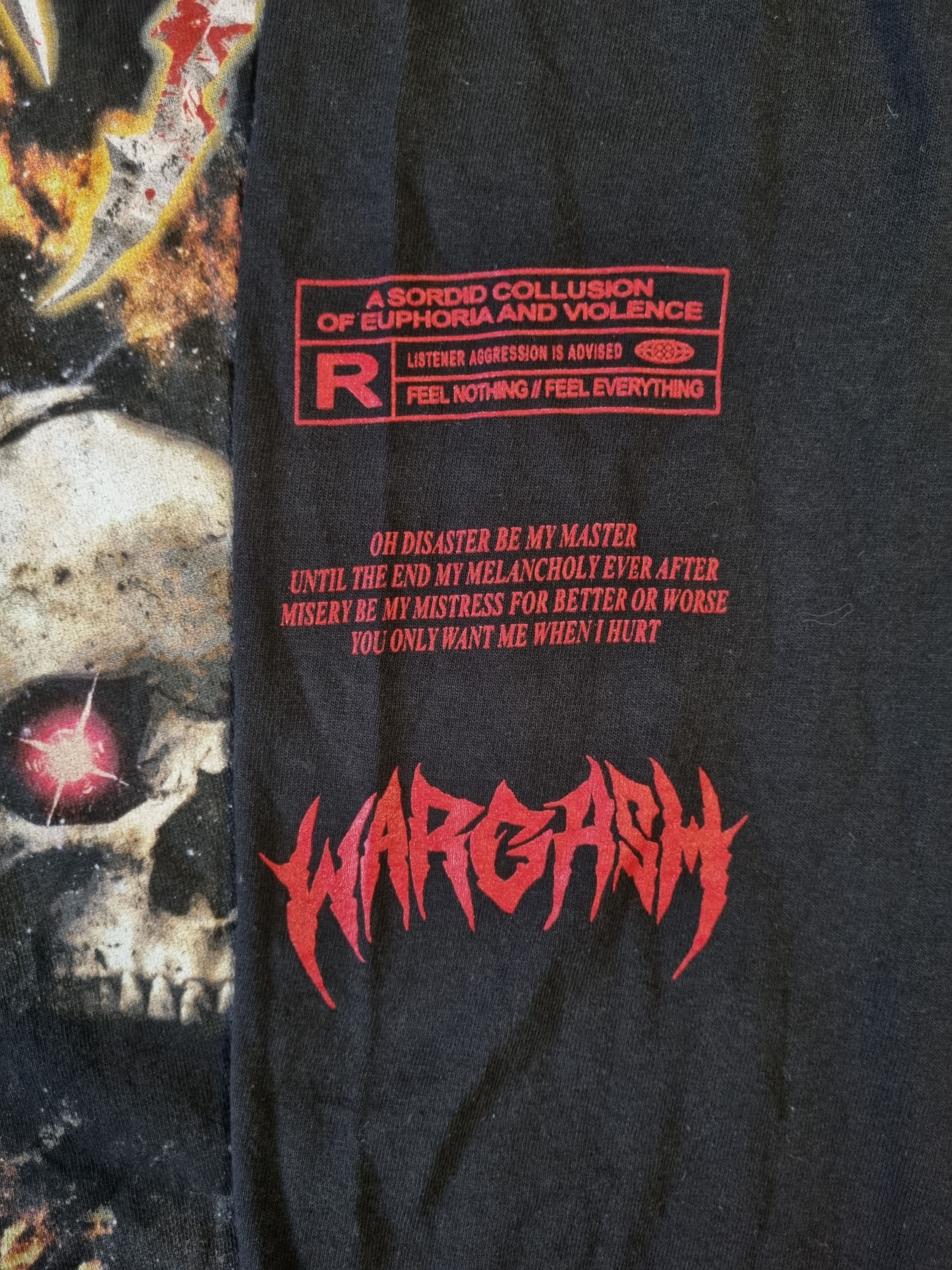 Band Tees × Vintage Wargasm British Band Long Sleeve Size US L / EU 52-54 / 3 - 6 Thumbnail