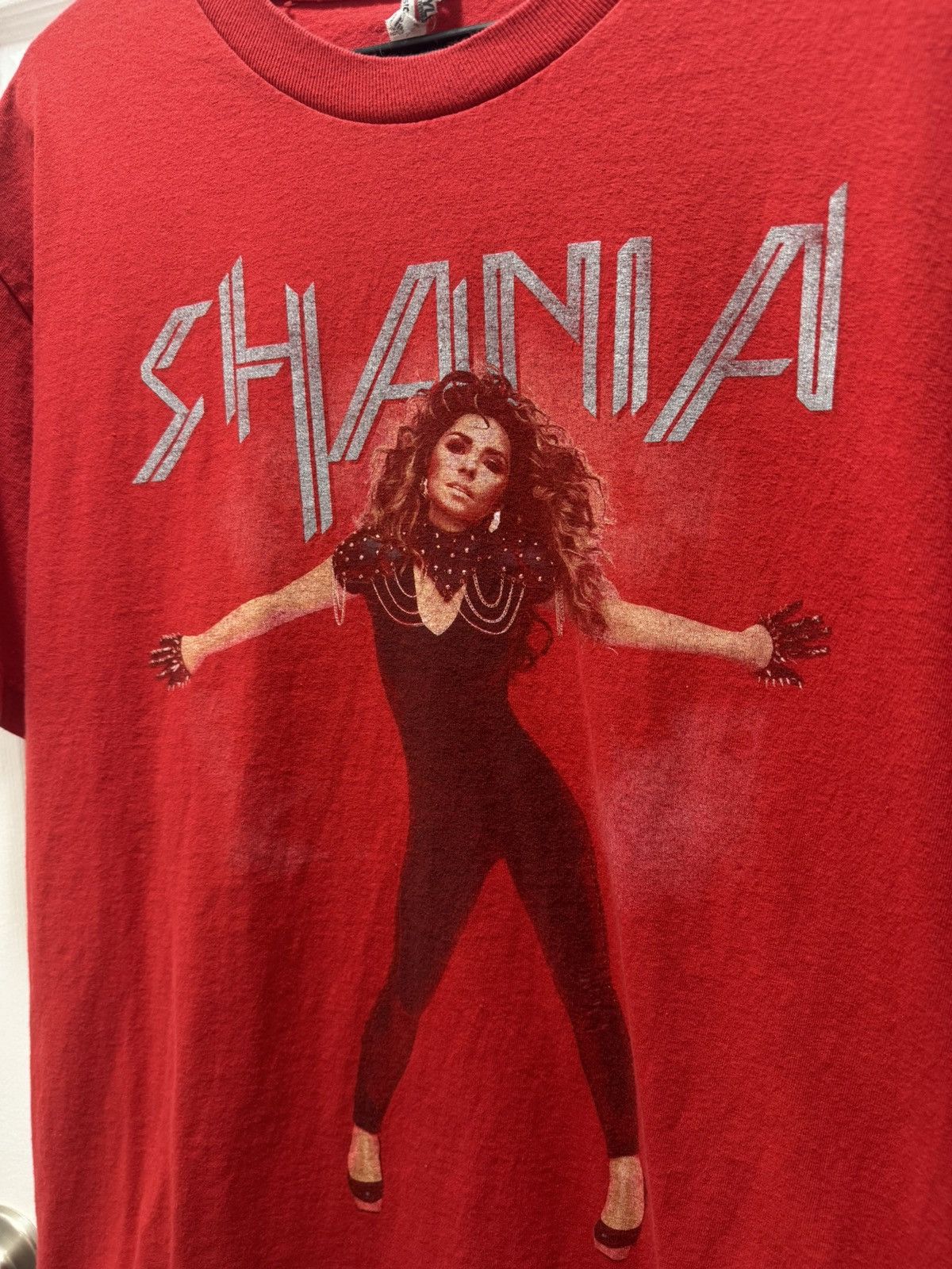 Alstyle × Band Tees × Vintage Alstyle Shania Twain Rock Country Tour Vintage Red Merch Size US M / EU 48-50 / 2 - 3 Thumbnail