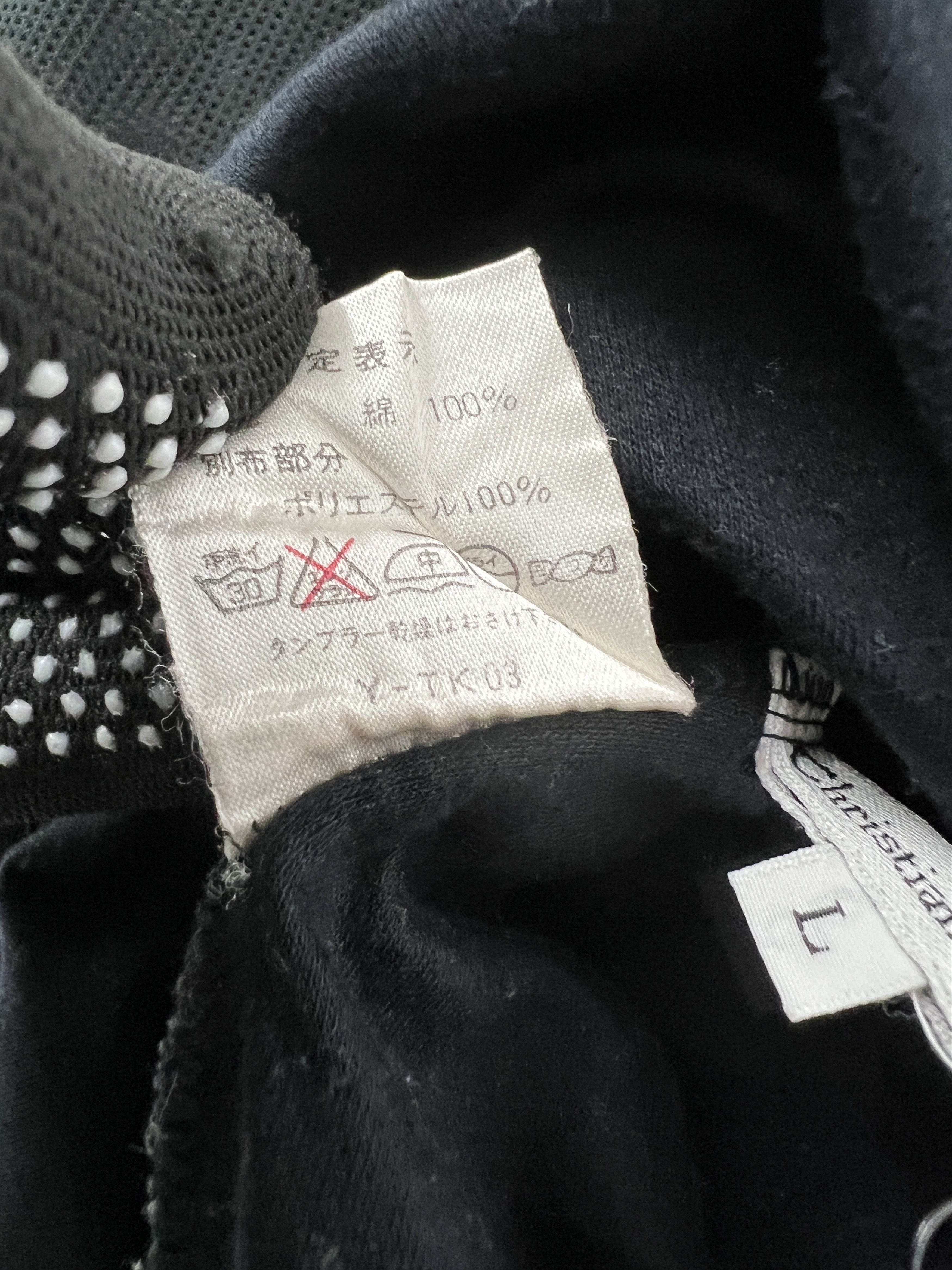 Dior Vintage Christian Dior Mesh V-Neck Blouse (L) GTMPT702 Size L / US 10 / IT 46 - 6 Thumbnail