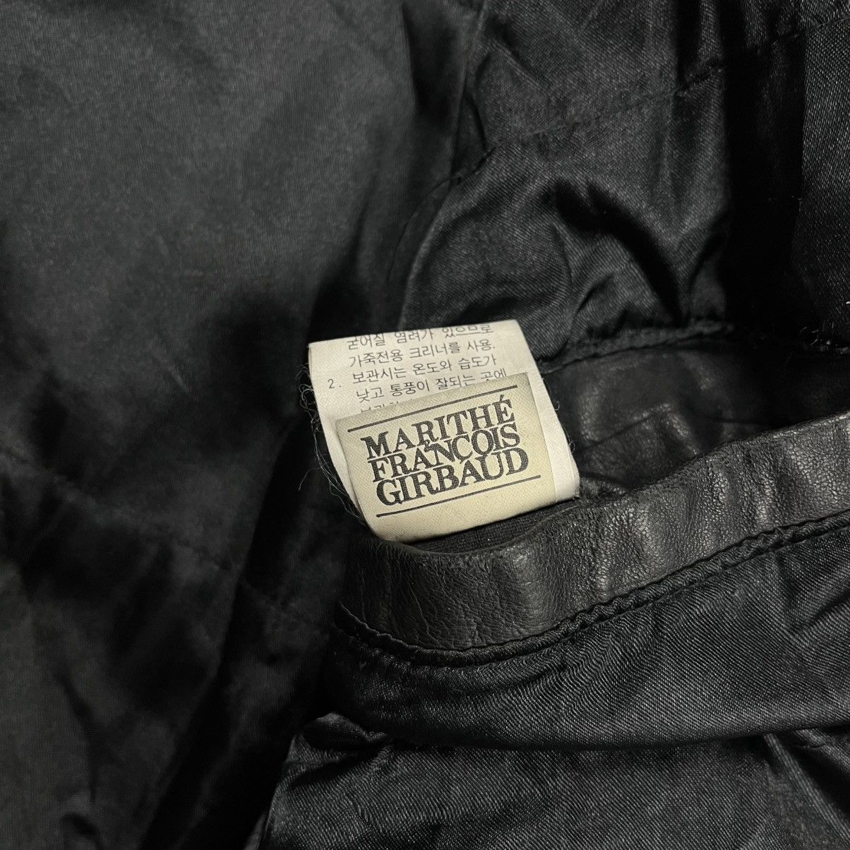 Marithe + Francois Girbaud vtg 90s Marithe francois girbaud multi pocket leather jacket Size US S / EU 44-46 / 1 - 14 Thumbnail