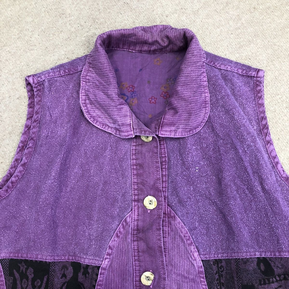 Cartoon Network × Japanese Brand Hello Kitty PatchWork Custom Design Vest Size US L / EU 52-54 / 3 - 2 Thumbnail