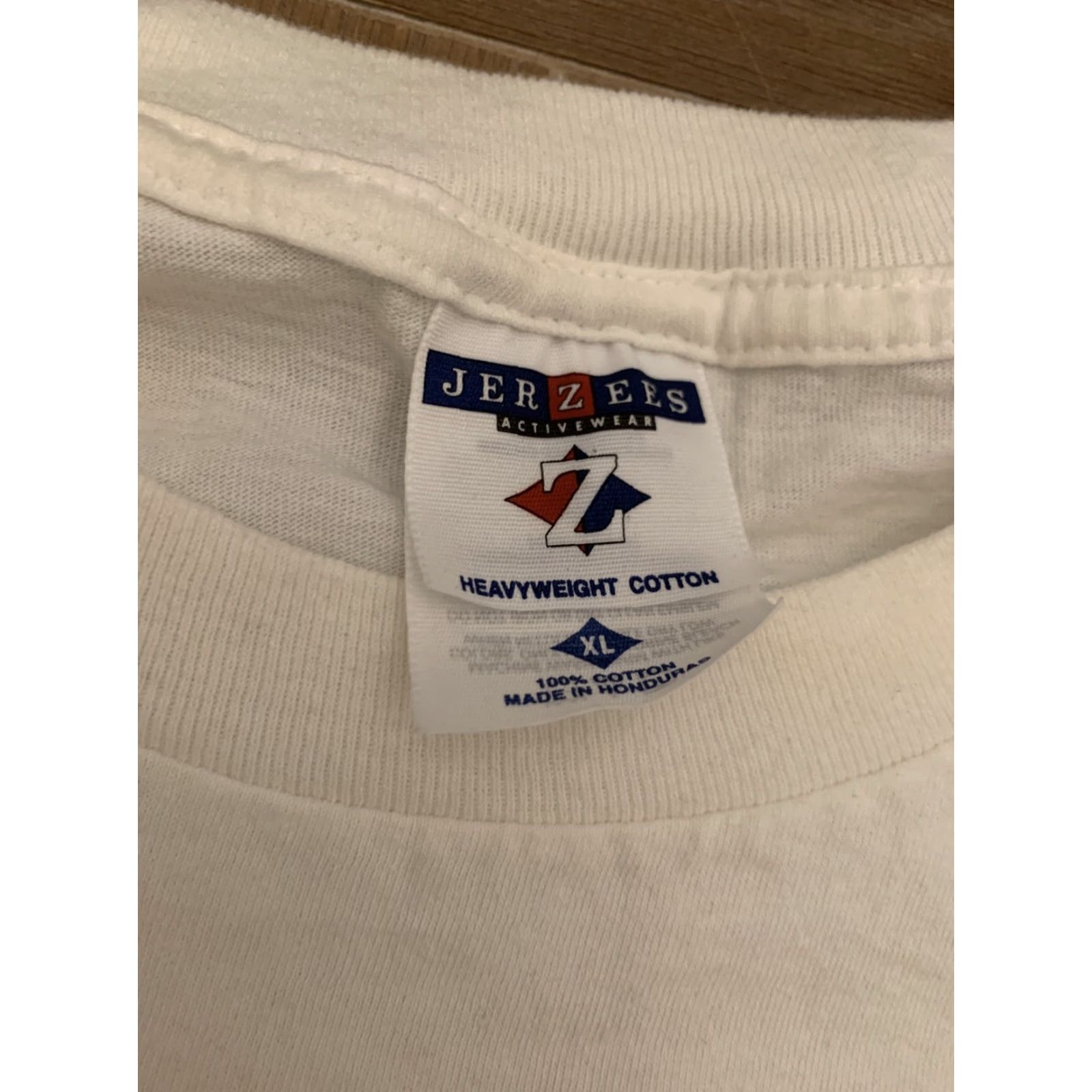 Jerzees VINTAGE Jim Beam Rock The Rackhouse T-Shirt Concert 2000 XL White Men’s T-Shirt Size US XL / EU 56 / 4 - 3 Thumbnail