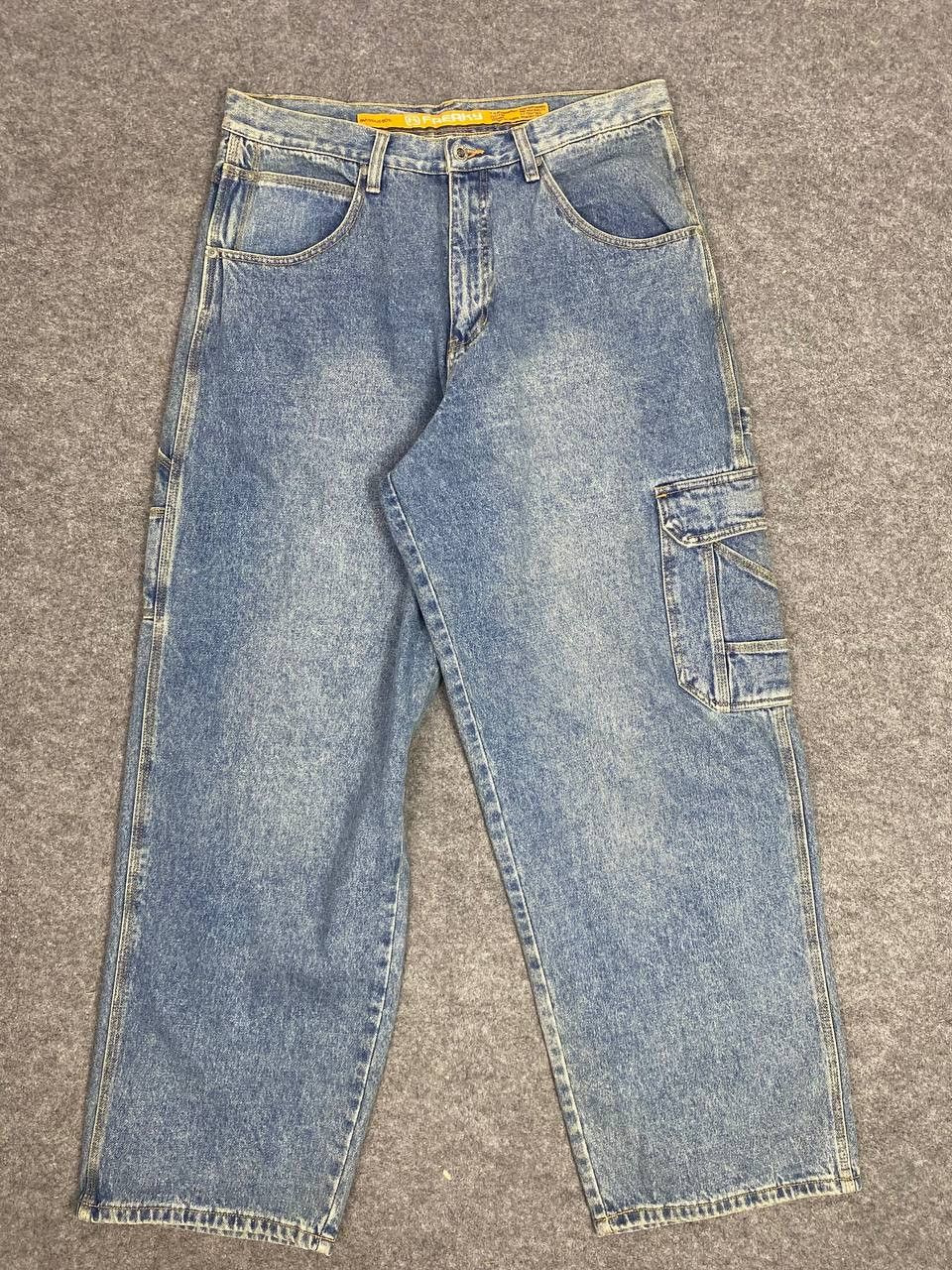 Japanese Brand freaky soul manager baggy denim nice design Size US 36 / EU 52 - 8 Thumbnail