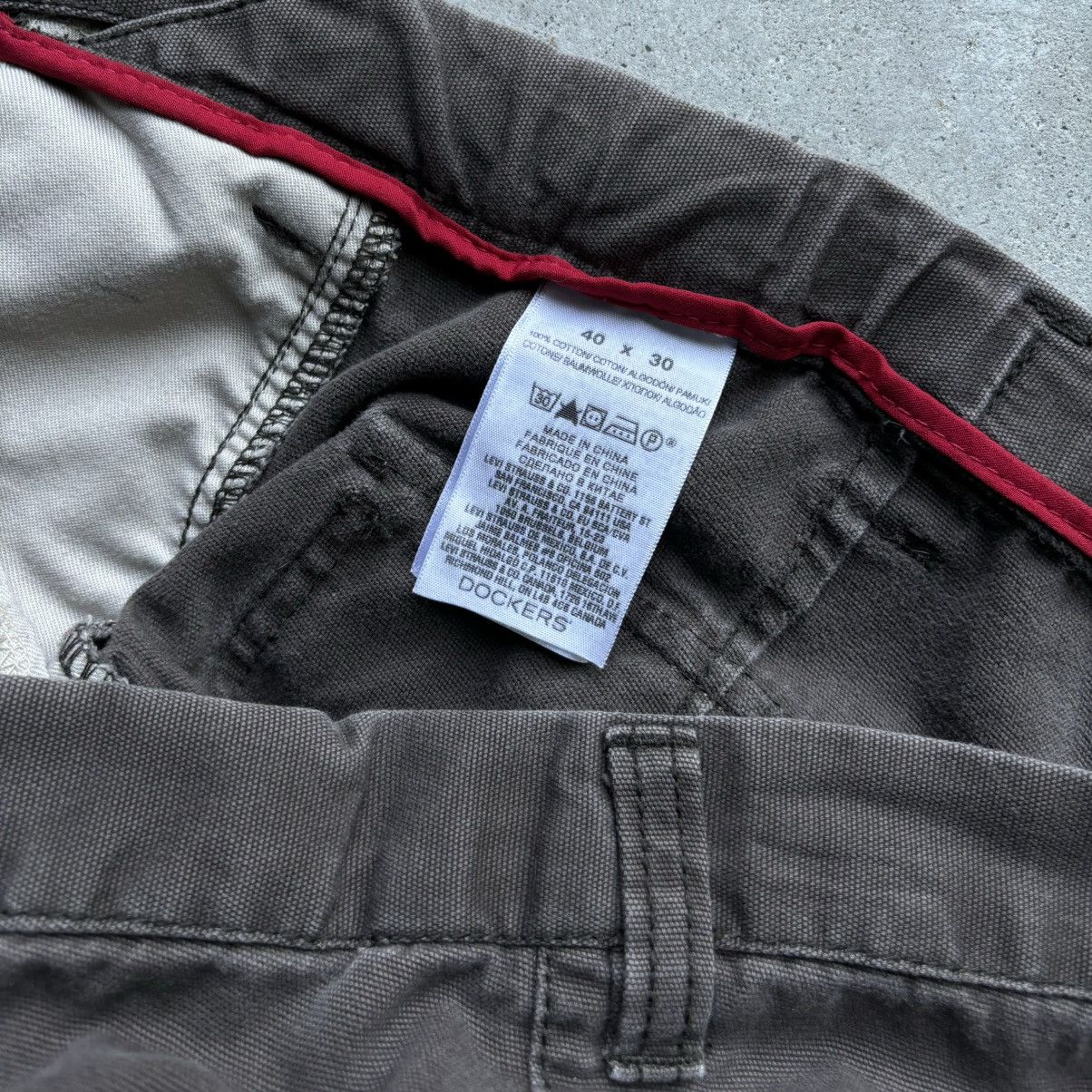 Dockers × Vintage vintage Y2K DOCKERS Baggy Cargo pants Size US 40 / EU 56 - 12 Thumbnail