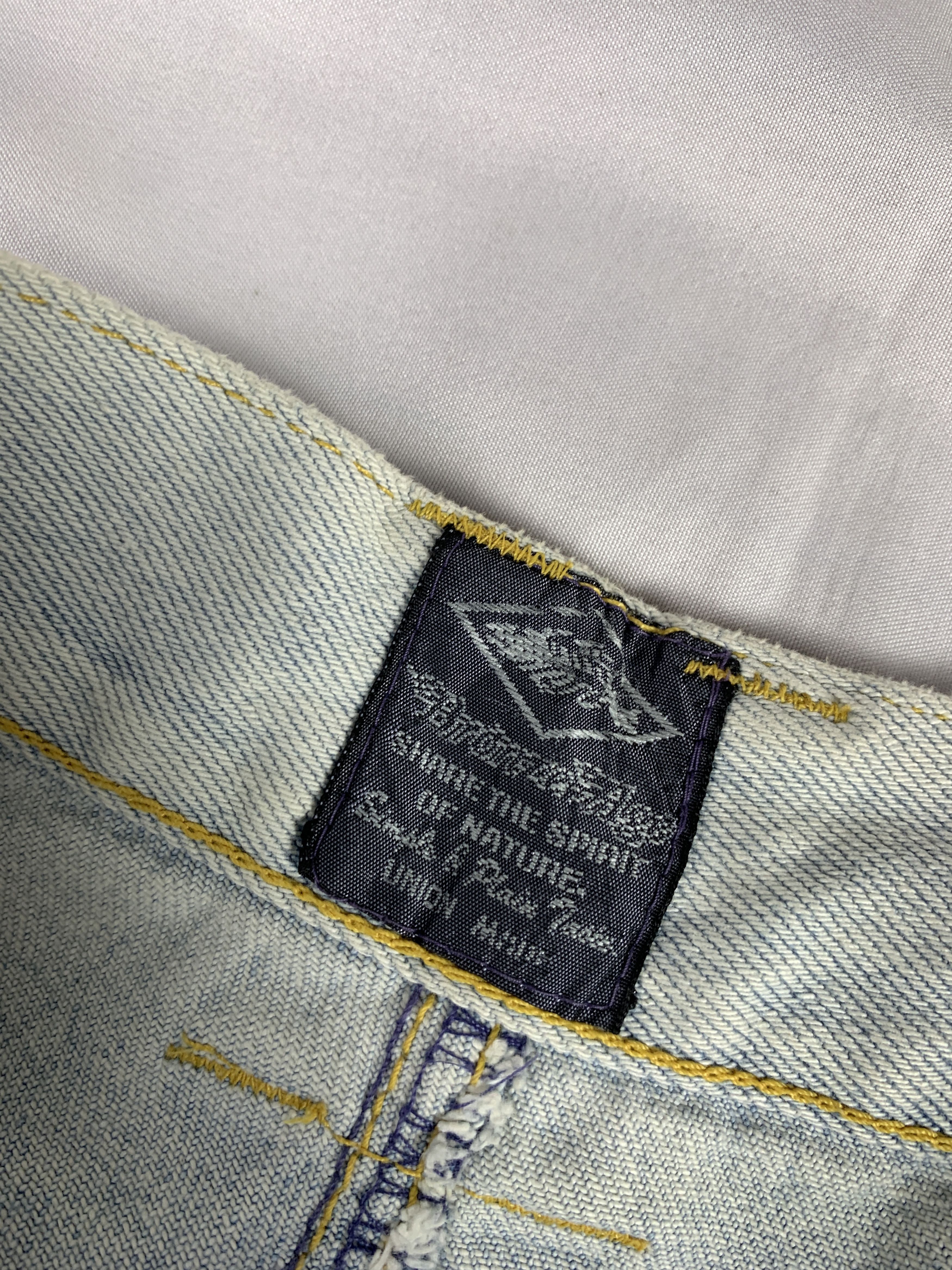 Japanese Brand Bronze Age Light Blue Baggy Jorts (S) Size US 30 / EU 46 - 9 Thumbnail