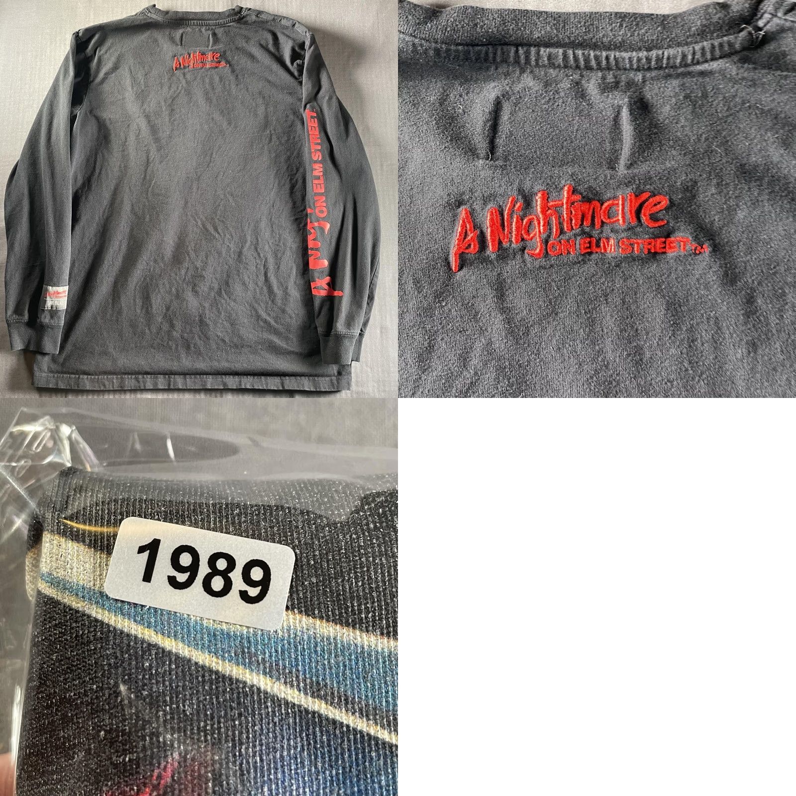 Palace VINTAGE Nightmare On Elm Street Freddy Shirt Mens Large Black Long Sleeve Shoe Palace Size US L / EU 52-54 / 3 - 8 Thumbnail