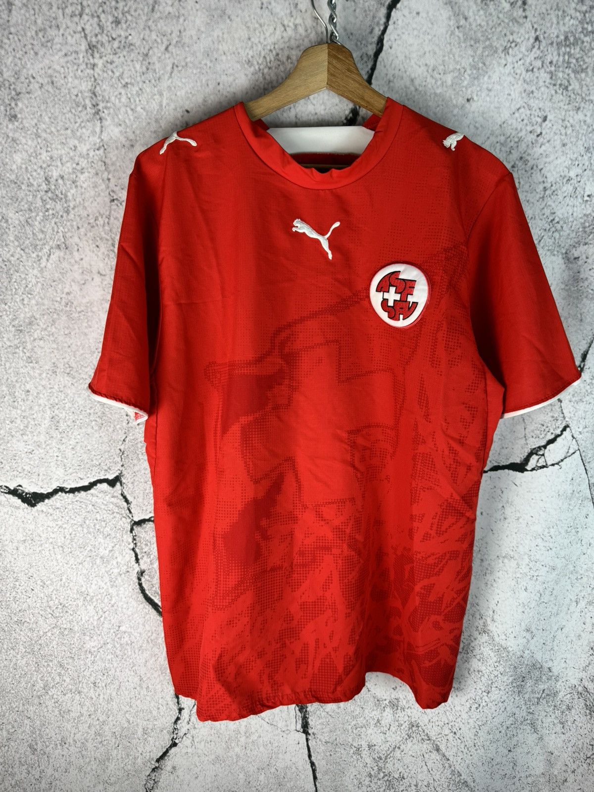Puma Puma Suisse Soccer Jersey Blokecore Streetwear Rare Style M Size US M / EU 48-50 / 2 - 1 Thumbnail