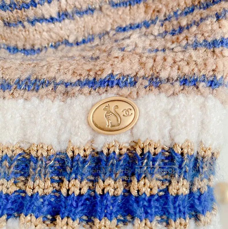 Chanel Chanel Wool Blend Striped Sweater for Women . Size S / US 4 / IT 40 - 5 Thumbnail