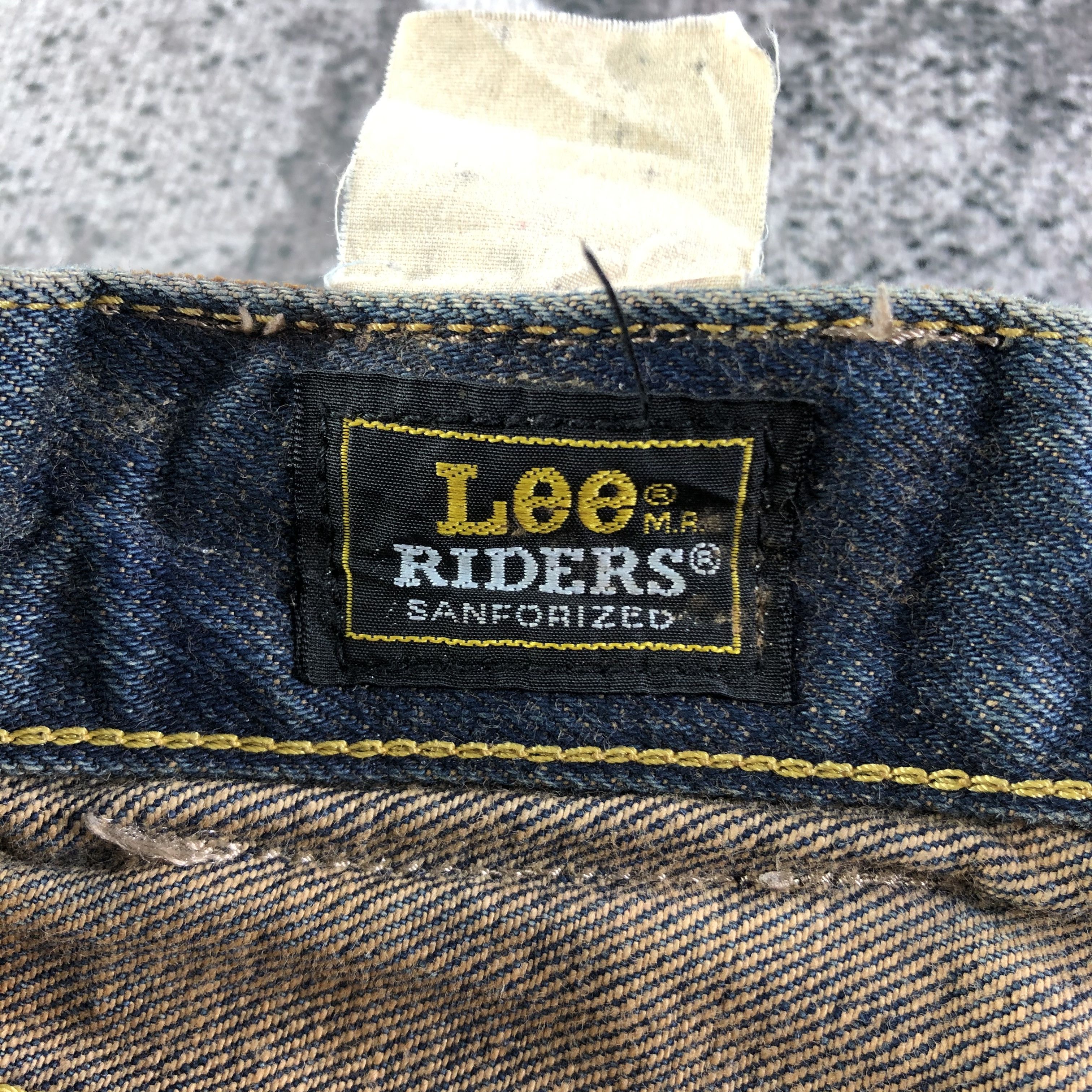 Lee Vintage Lee Riders Jeans Faded Blue Denim KJ2430 Size US 29 - 8 Thumbnail