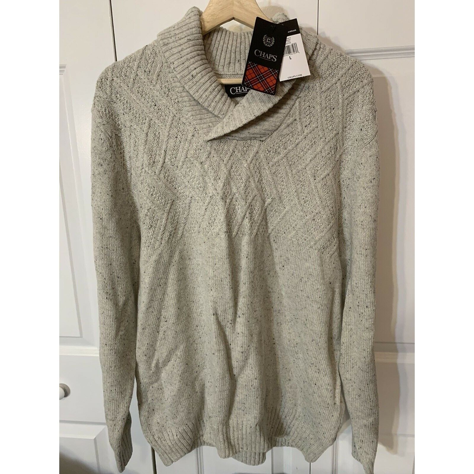 Chaps New Chaps Men’s Sz XL Tan Sweater Cowl Neck NWT Pullover Size US XL / EU 56 / 4 - 1 Thumbnail