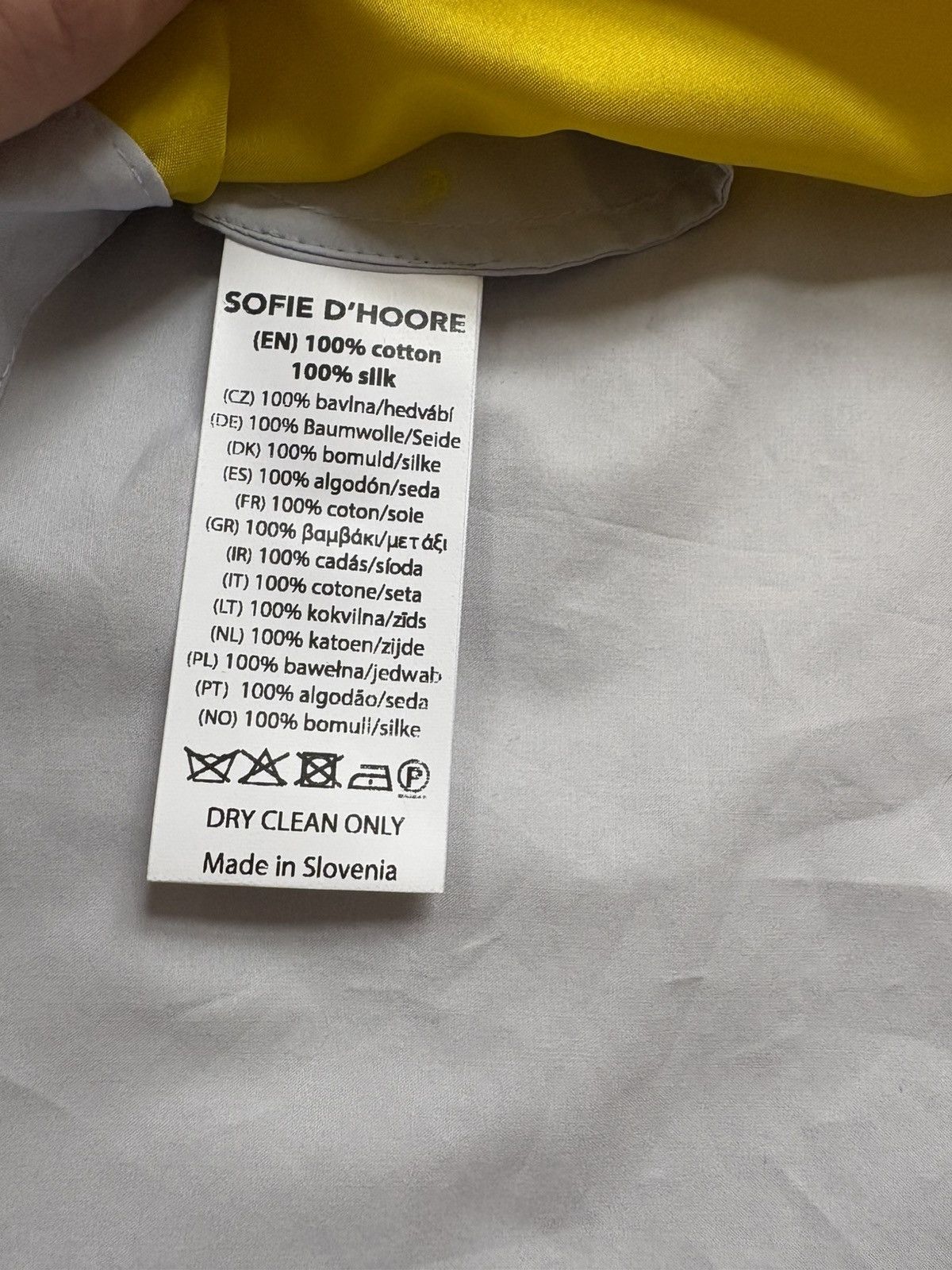 SOFIE D'HOORE SOFIE D’HOORE YELLOW AND GREY DRESS SIZE 36 Size XS / US 0-2 / IT 36-38 - 6 Thumbnail