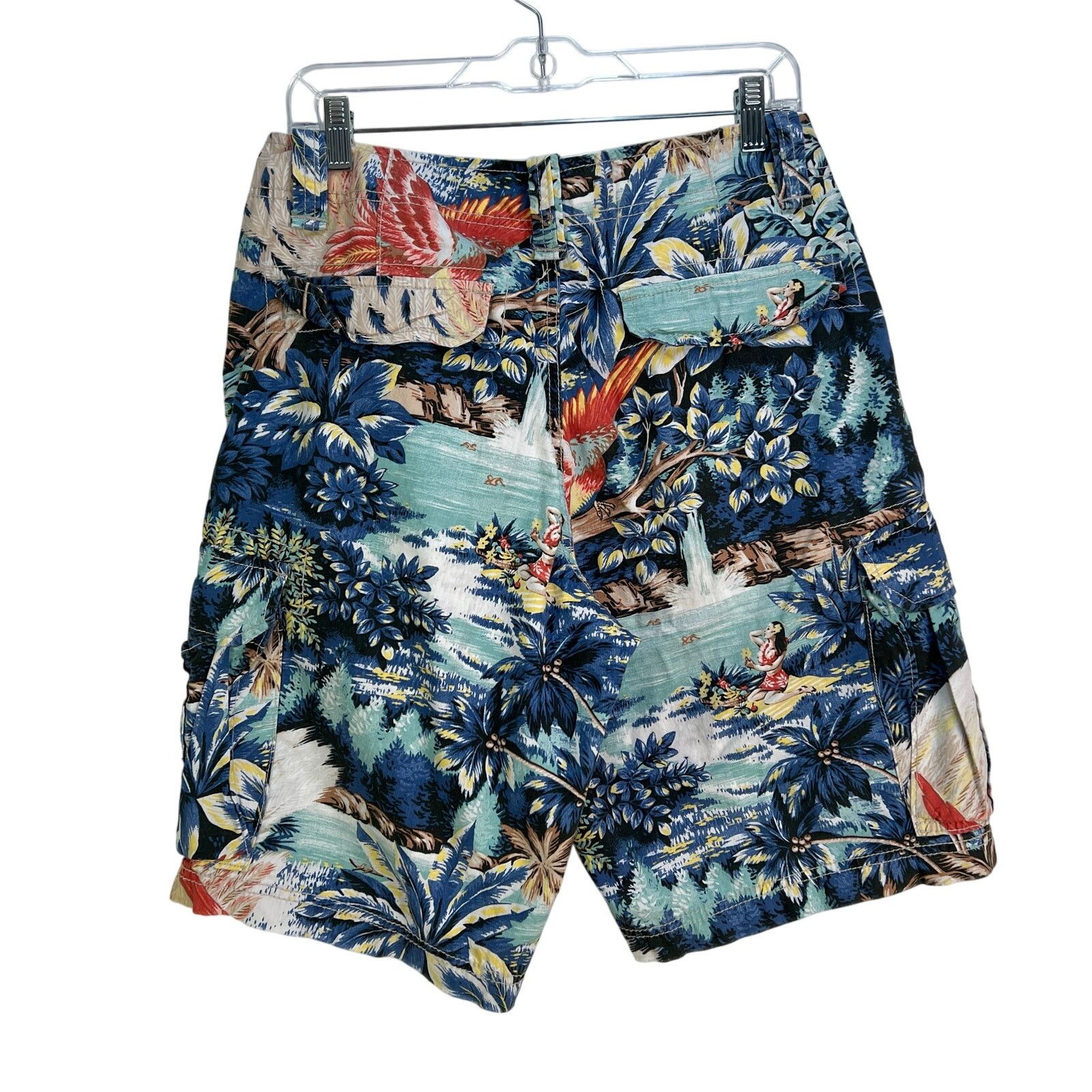 Denim & Supply Ralph Lauren Denim & Supply Printed Swim Trunks Hawaiian Motif Size US 31 - 8 Thumbnail