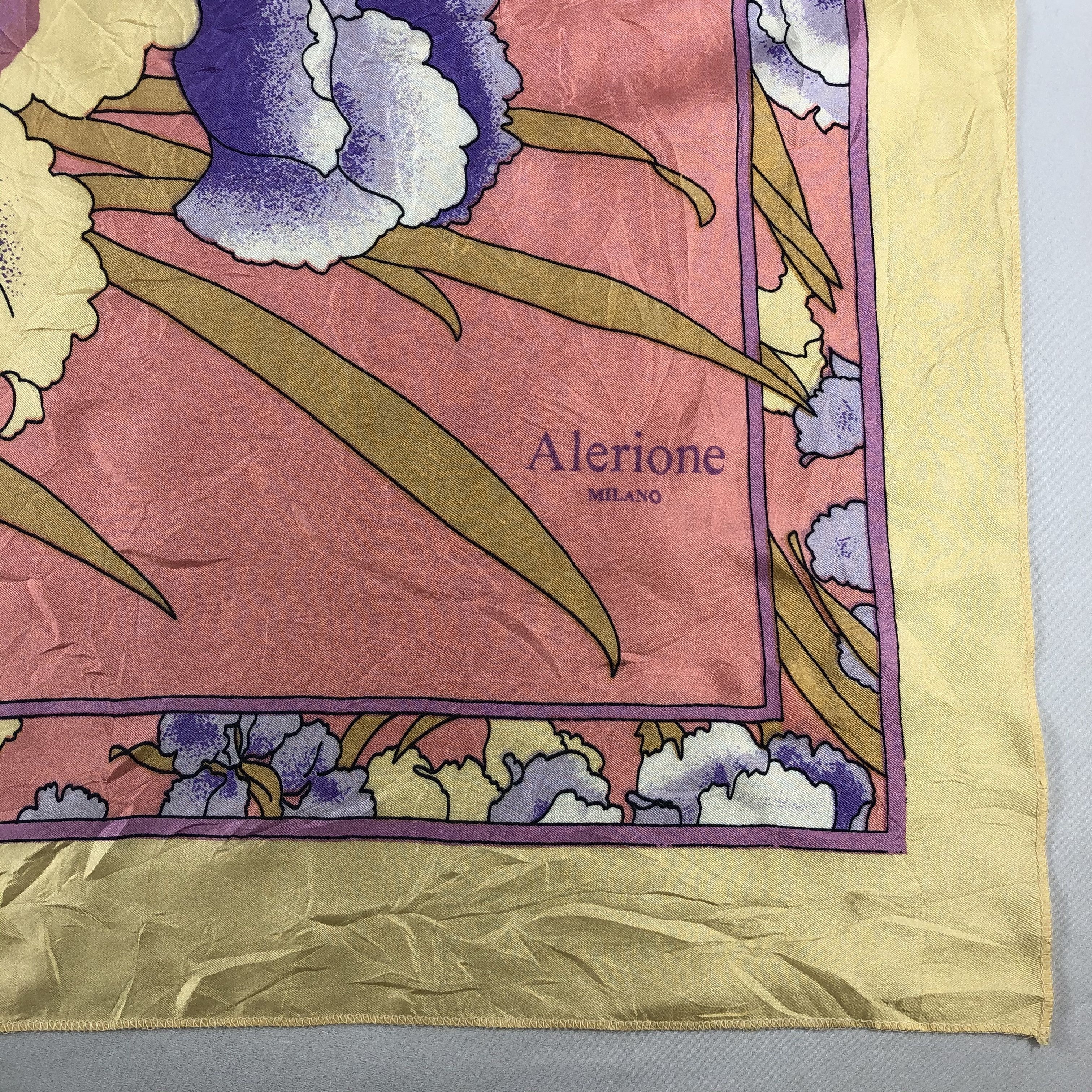 Vintage Vintage Milano Silk Scarf Size ONE SIZE - 4 Thumbnail