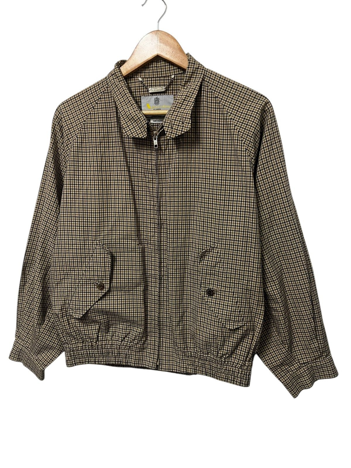 Aquascutum 🔥Vtg 90s Aquscutum Club Check Jacket Size US M / EU 48-50 / 2 - 4 Thumbnail