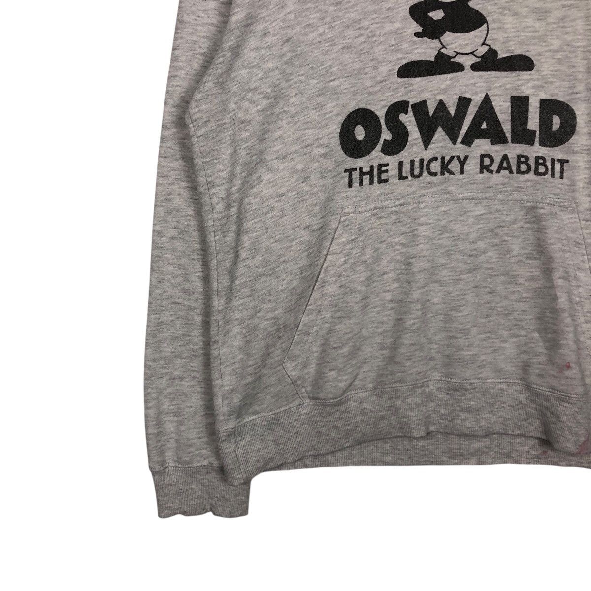 Disney 📌Vintage Hoodie Pull Over Oswald The Lucky Rabbit Big Logo Size US L / EU 52-54 / 3 - 5 Thumbnail