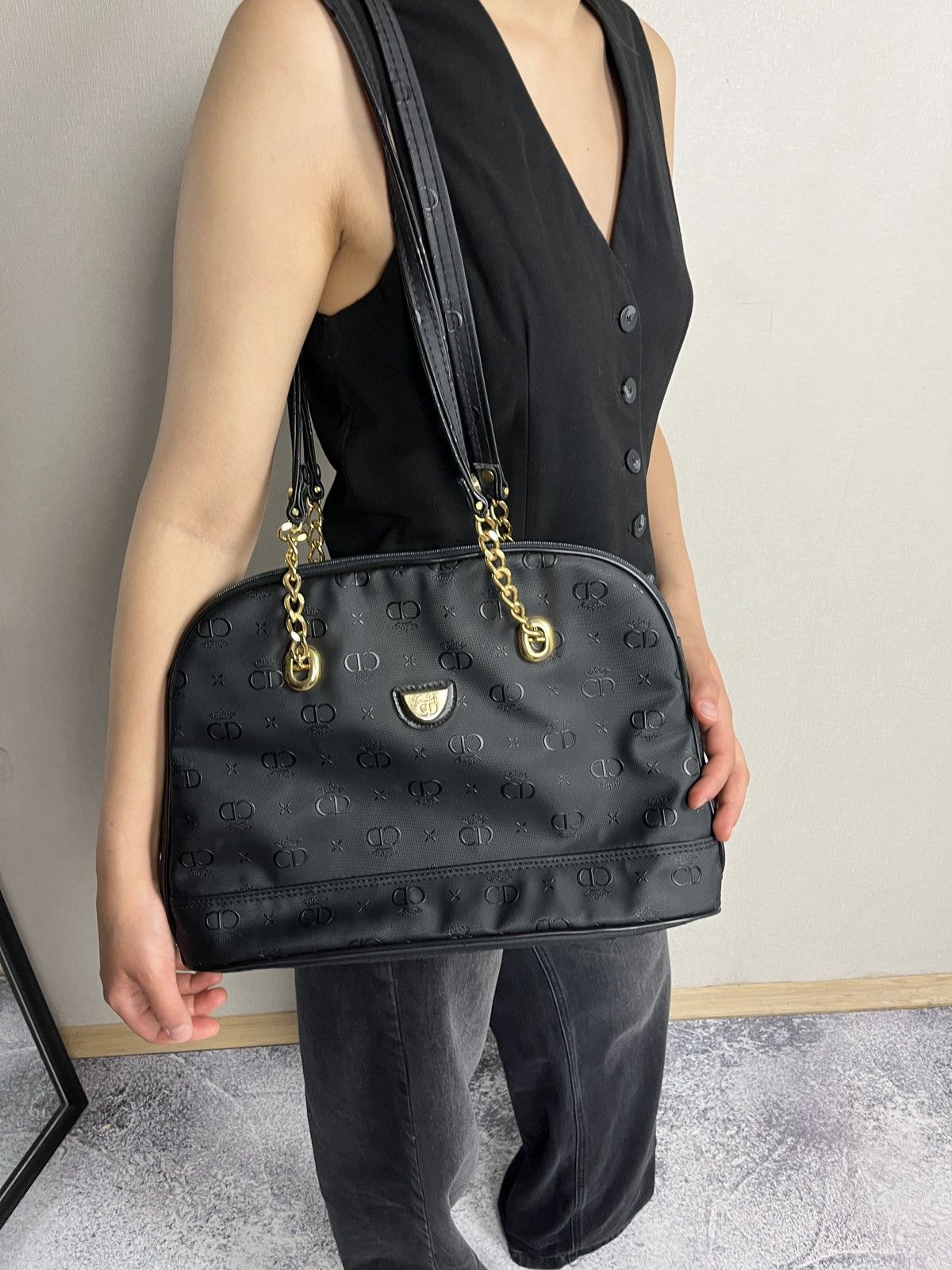 Christian Dior Monsieur Vintage 90’s Christian Dior CD Monogram Logo Shoulder Bag Size ONE SIZE - 1 Thumbnail