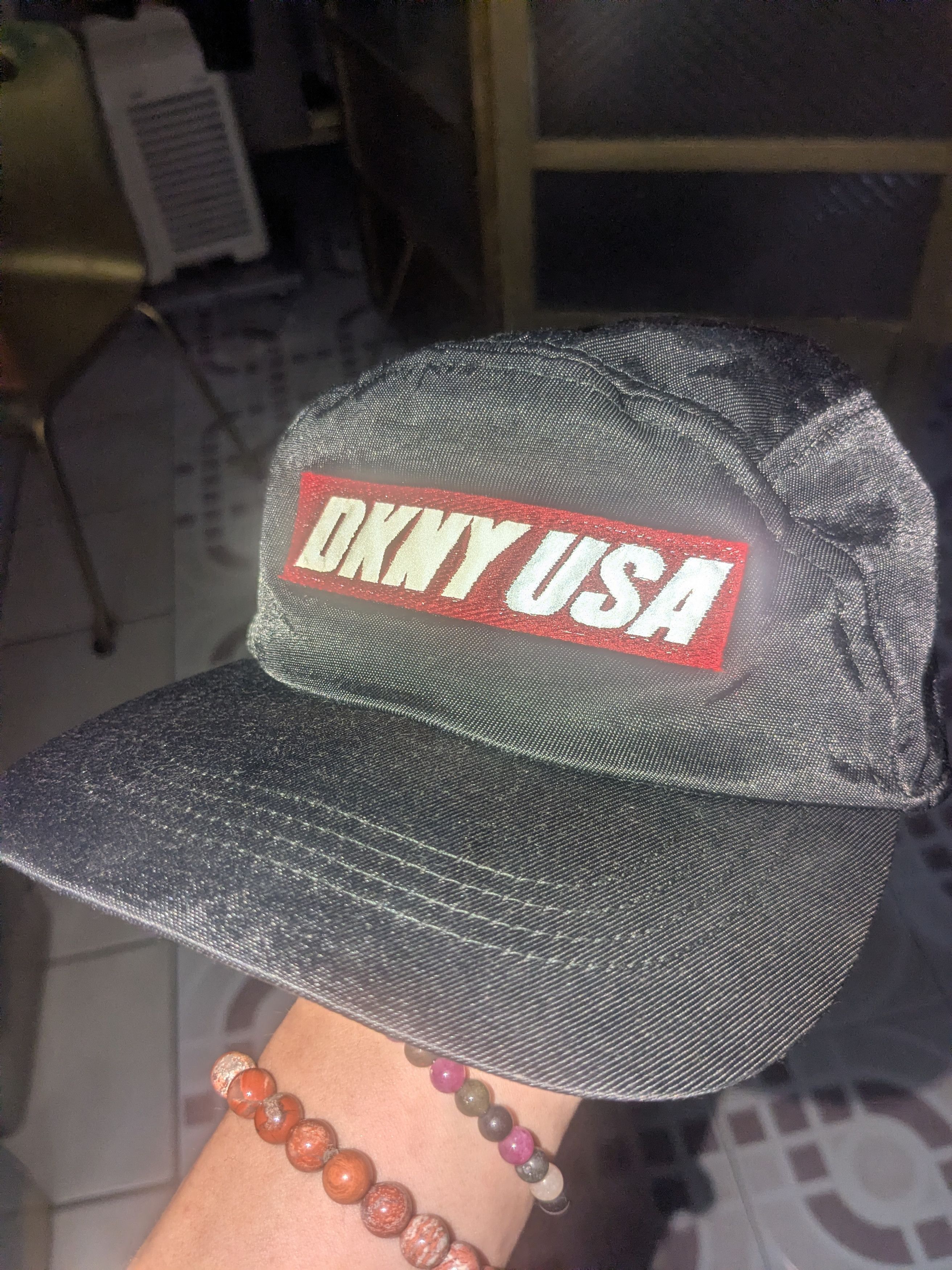 DKNY dkny usa vintage 90'$ authentic panel cap Size ONE SIZE - 9 Thumbnail